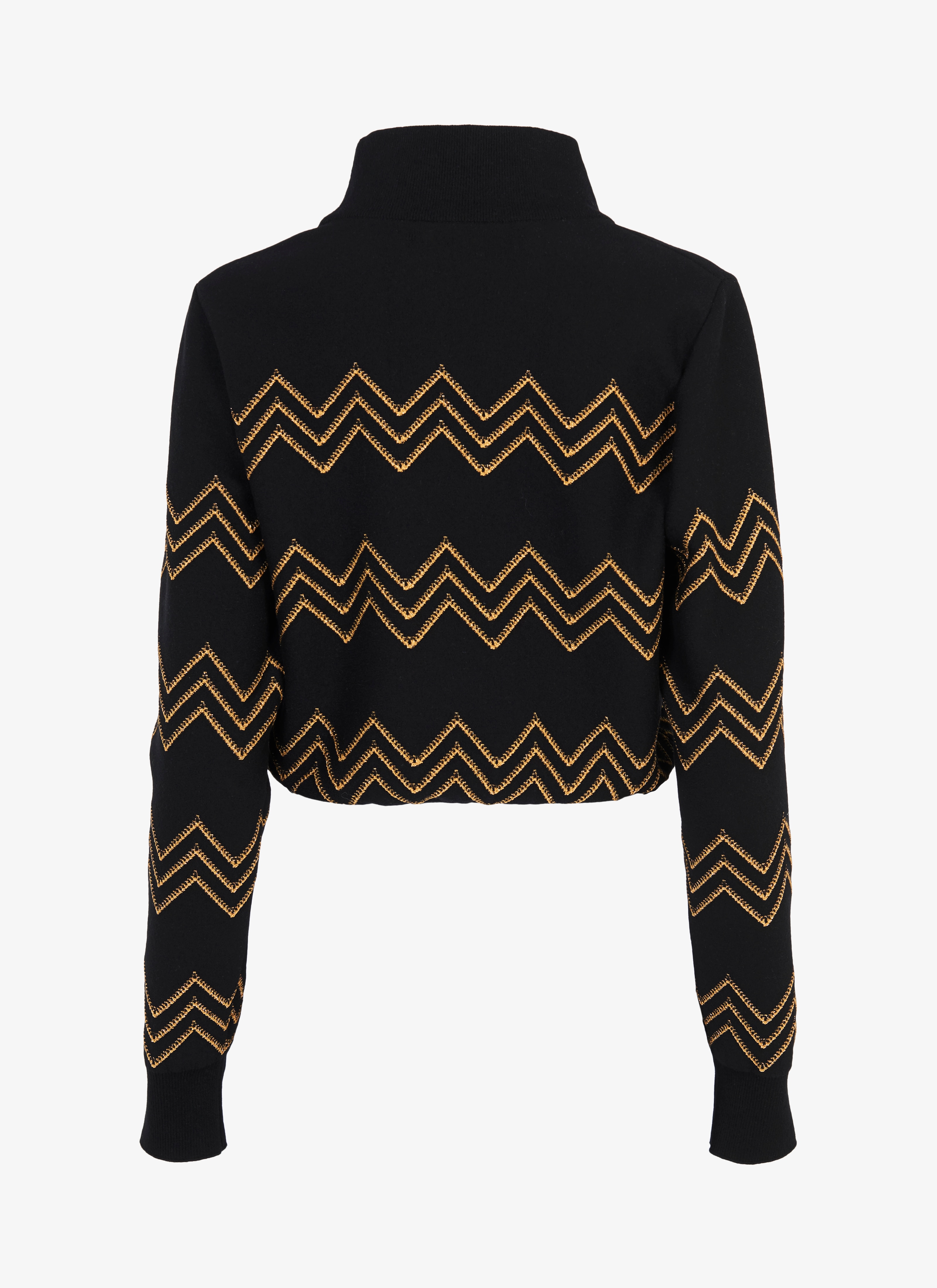 Cropped Wool-Blend Nazaré Sweater Cropped Wool-Blend Nazaré Sweater - maison-alaia.com