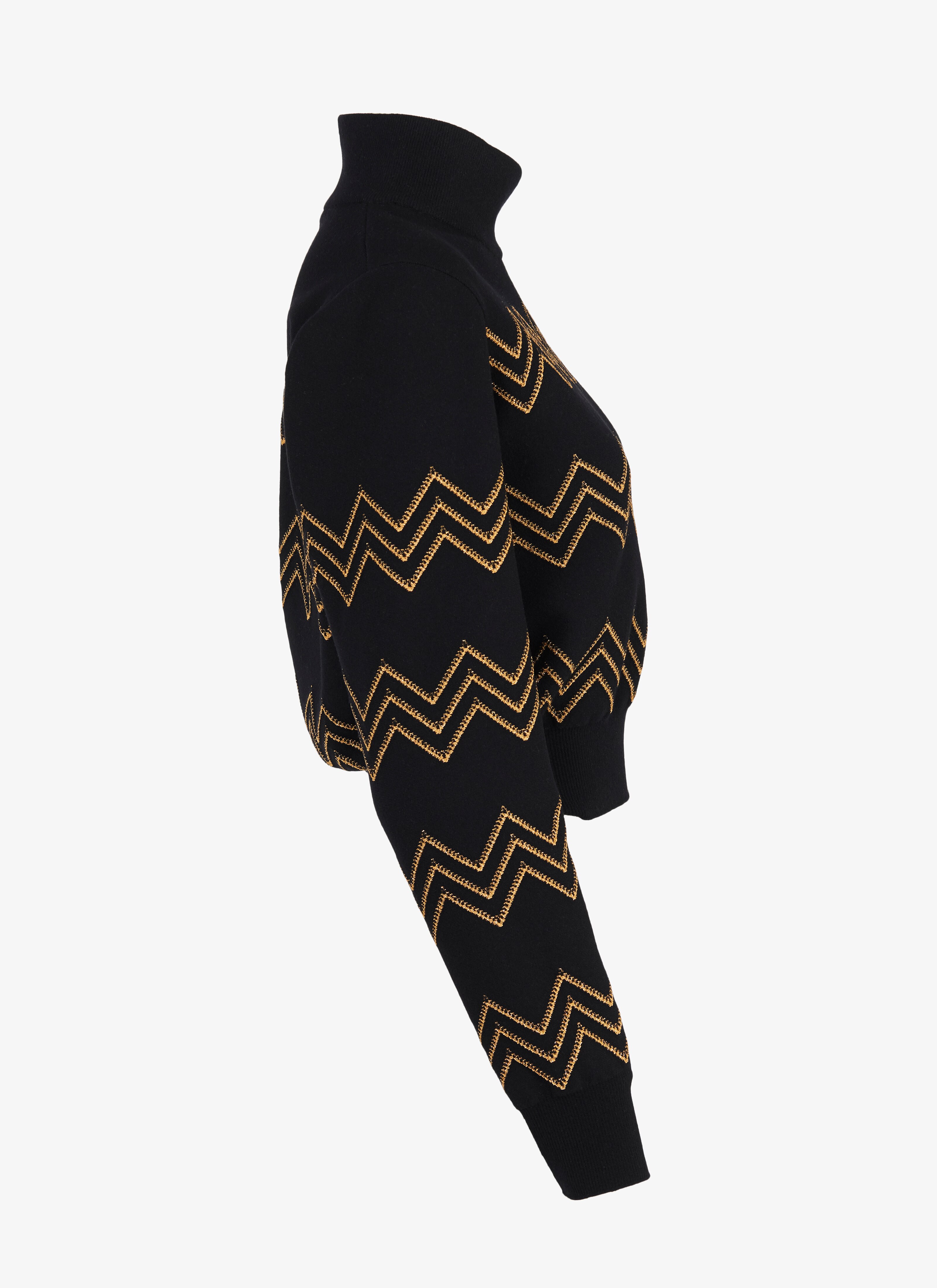 Cropped Wool-Blend Nazaré Sweater Cropped Wool-Blend Nazaré Sweater - maison-alaia.com