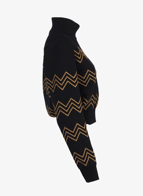 PULL NAZARE MULTI NOIR/OR ALAÏA NOIR/OR  PULL NAZARE MULTI NOIR/OR
