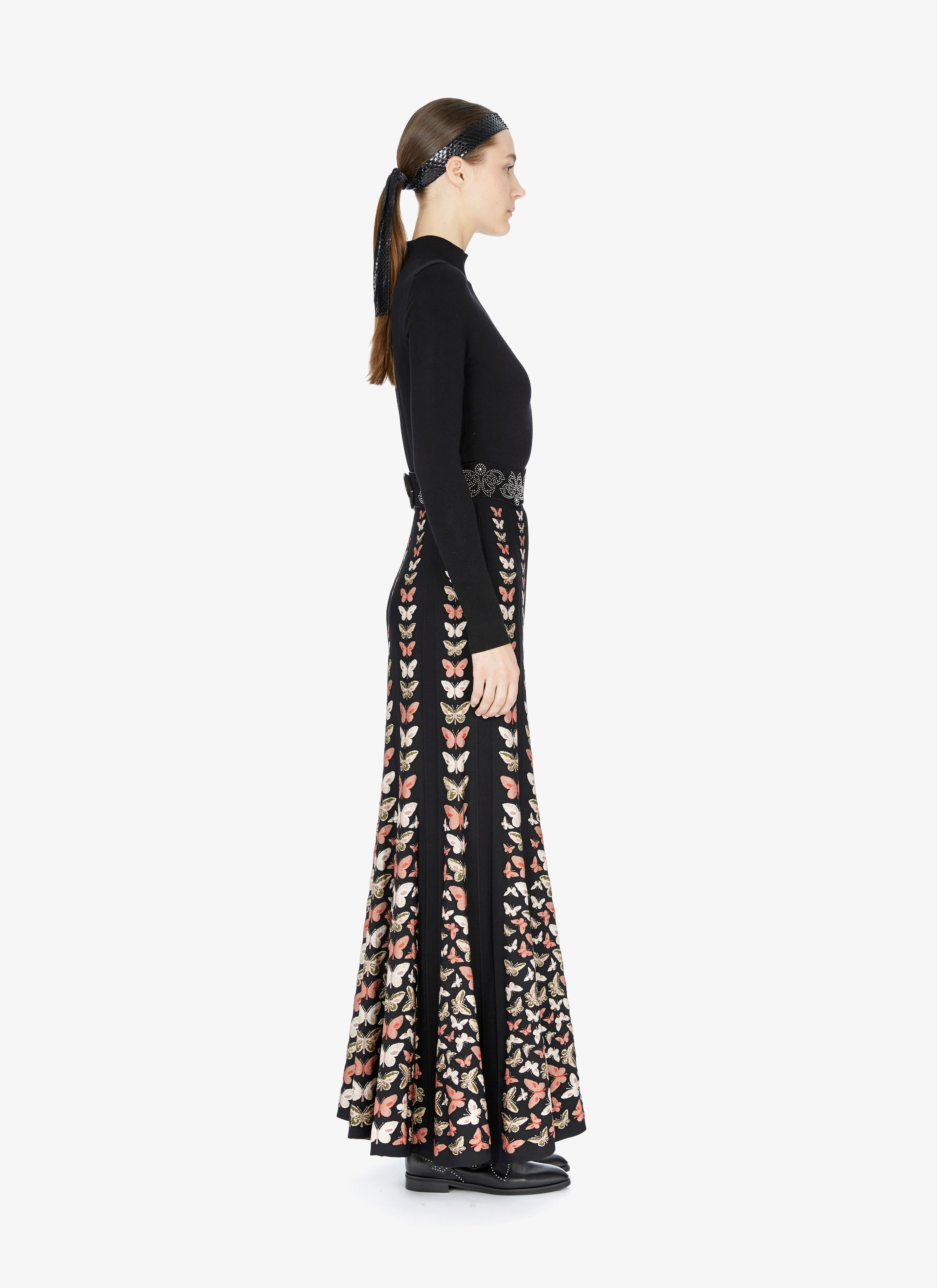 Wool-Blend High-Neck Bodysuit Wool-Blend High-Neck Bodysuit - maison-alaia.com