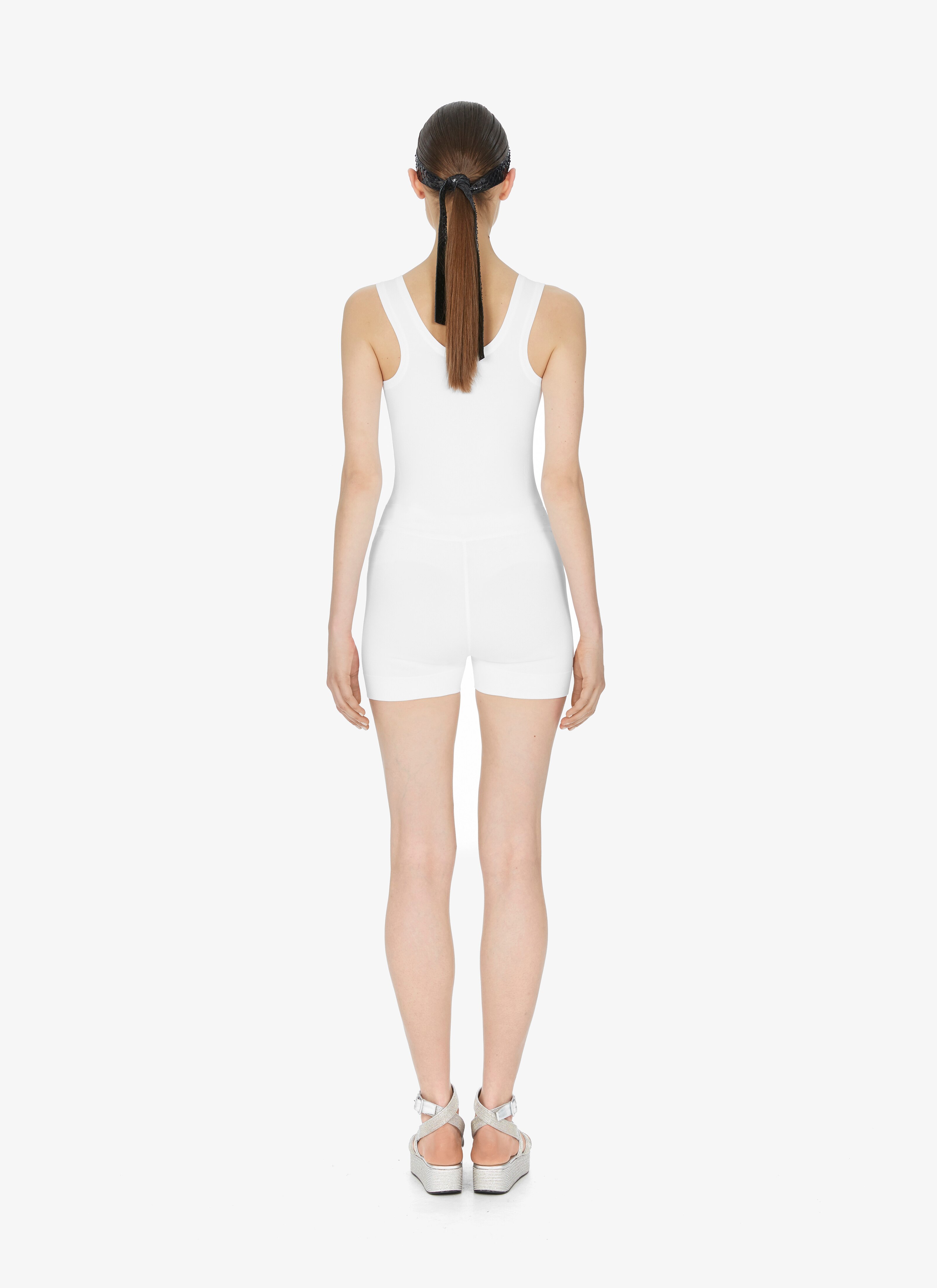 Ribbed Stretch-Knit Short Ribbed Stretch-Knit Short - maison-alaia.com