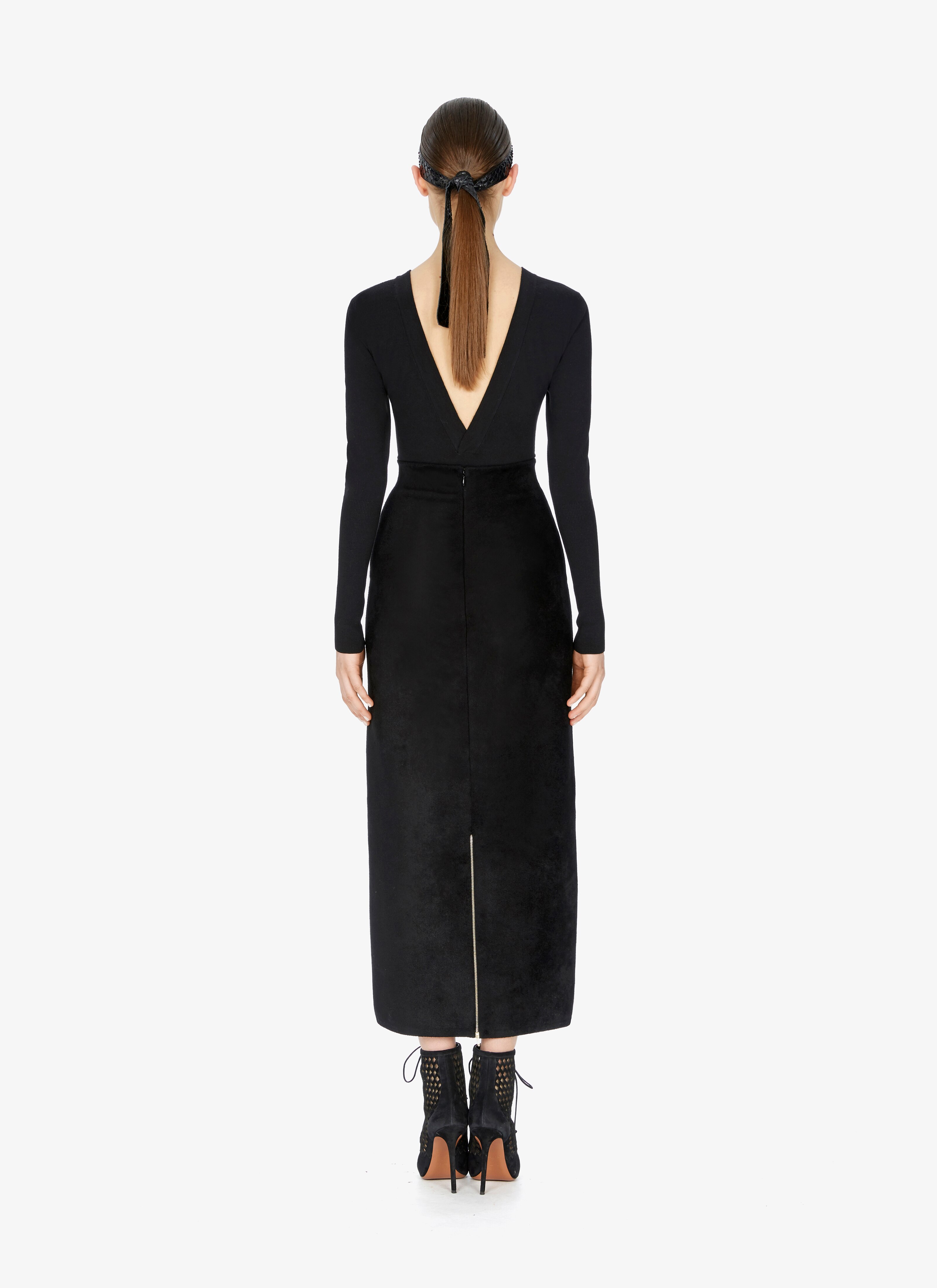 Wool-Blend Boat-Neck Bodysuit Wool-Blend Boat-Neck Bodysuit - maison-alaia.com