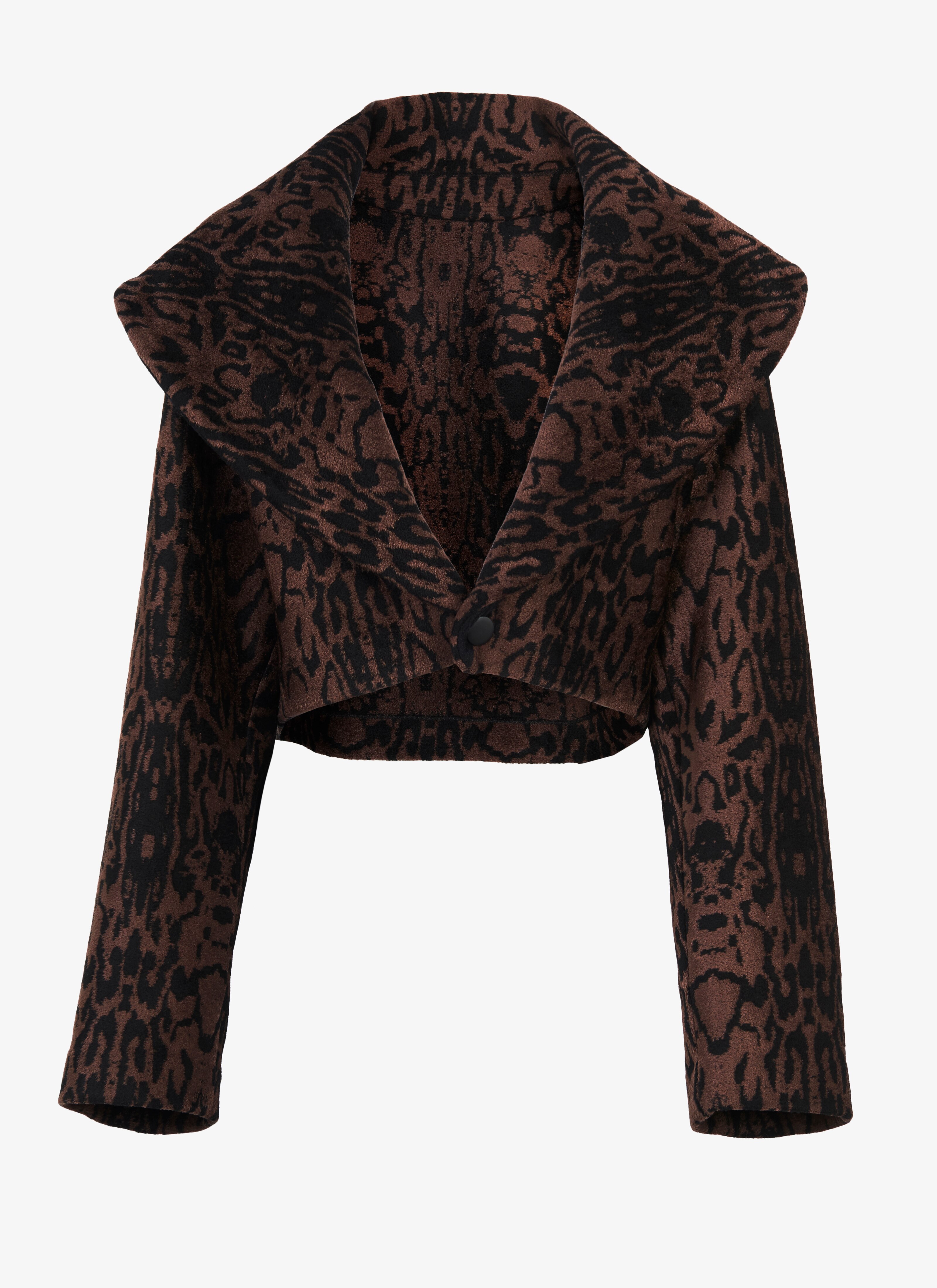 ALAÏA BLACK/BROWN JACKETS