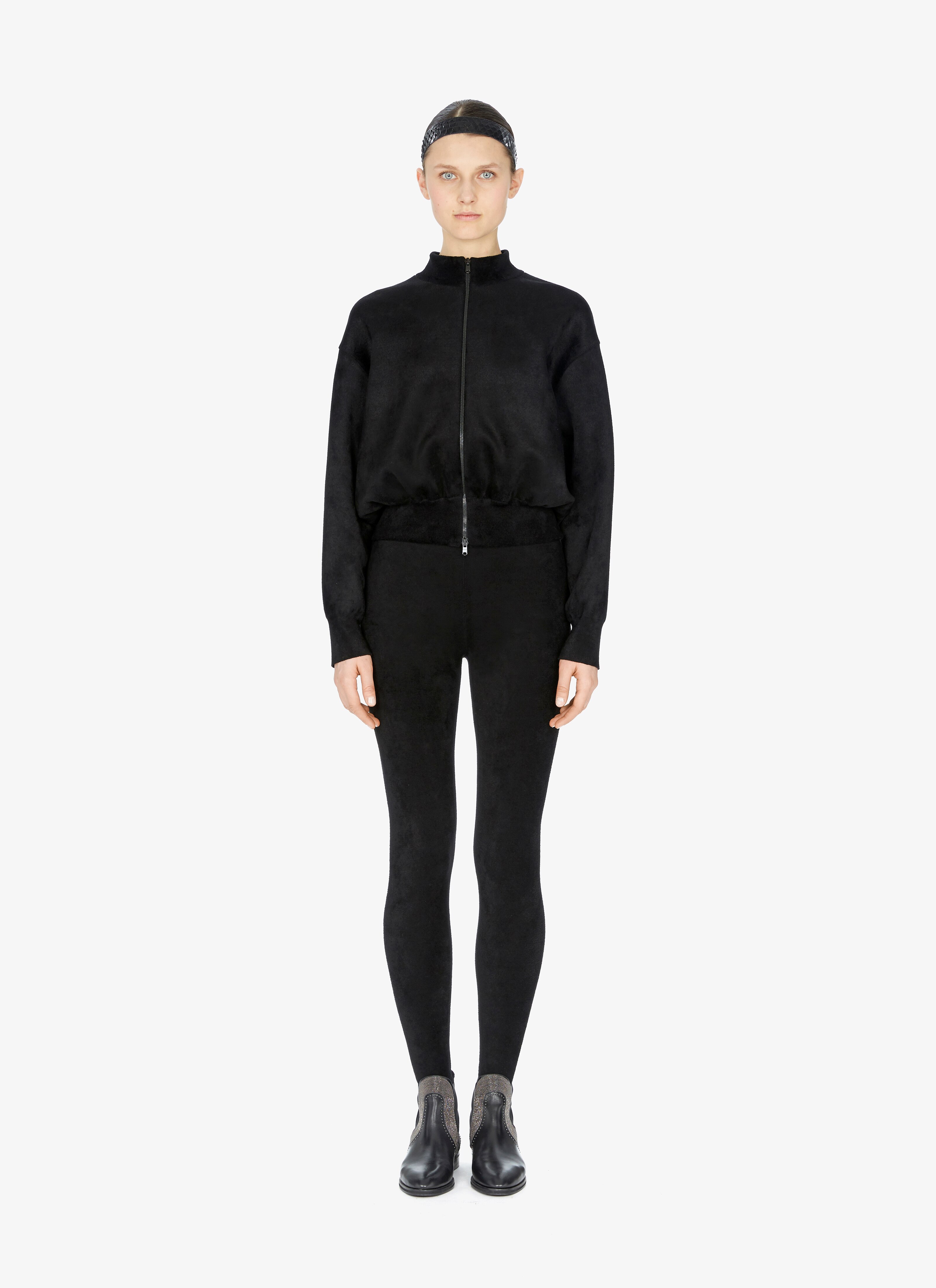 Cropped Zip-Front Sweater Cropped Zip-Front Sweater - maison-alaia.com