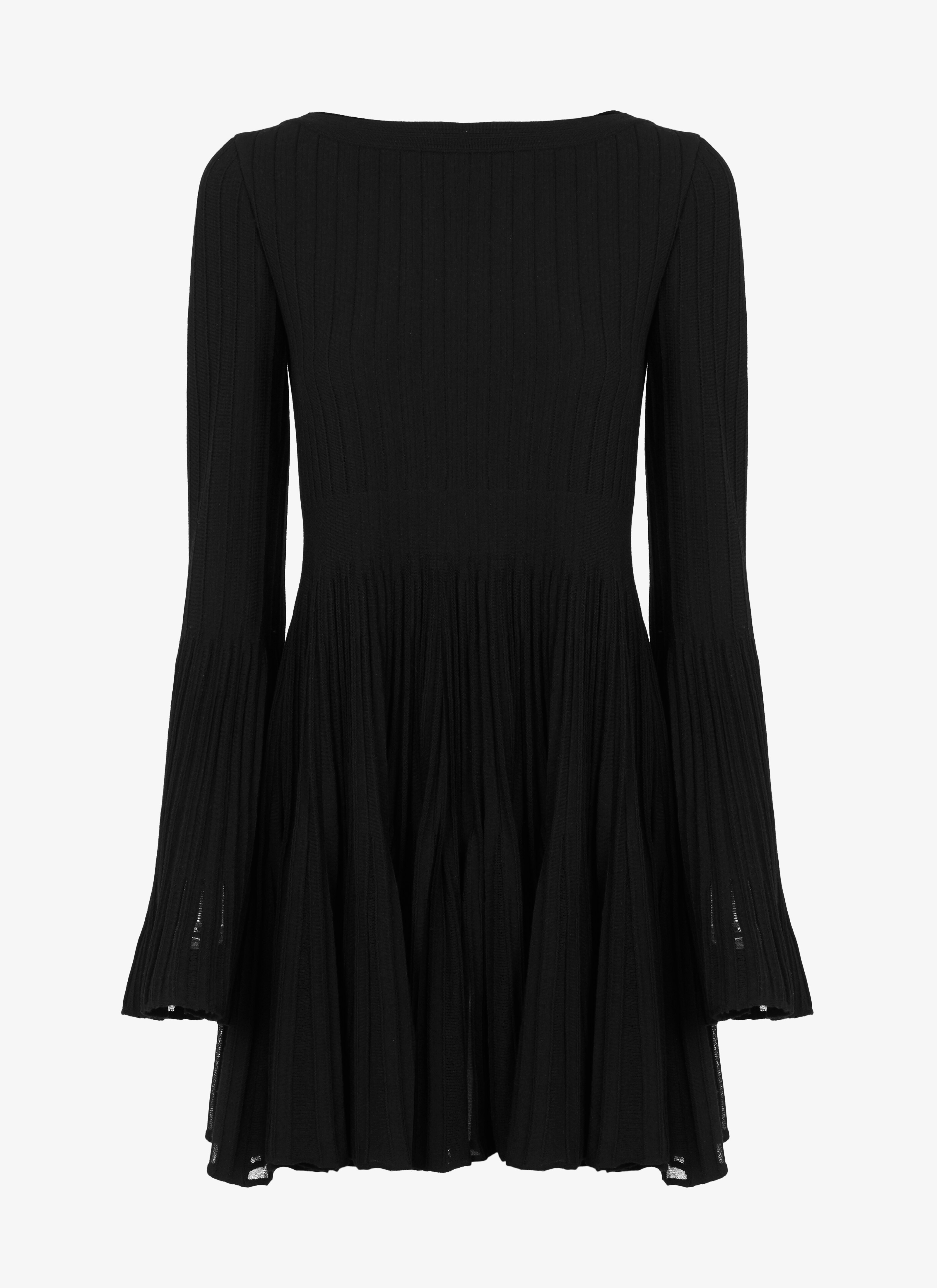 ALAÏA BLACK  LONG SLEEVE TUNIC ENTRE DEUX BLACK