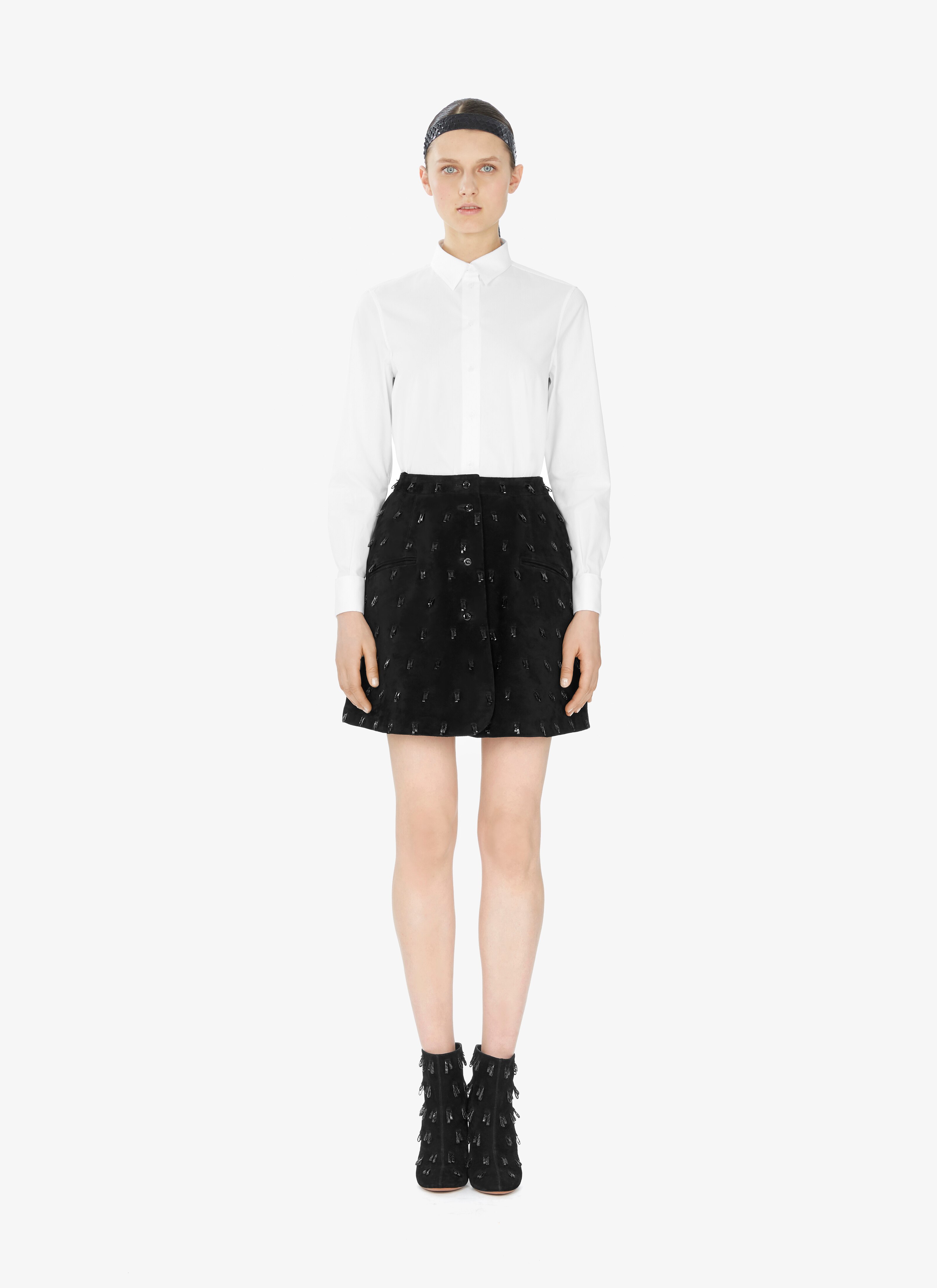 Japanese Poplin Bodysuit Shirt Japanese Poplin Bodysuit Shirt - maison-alaia.com