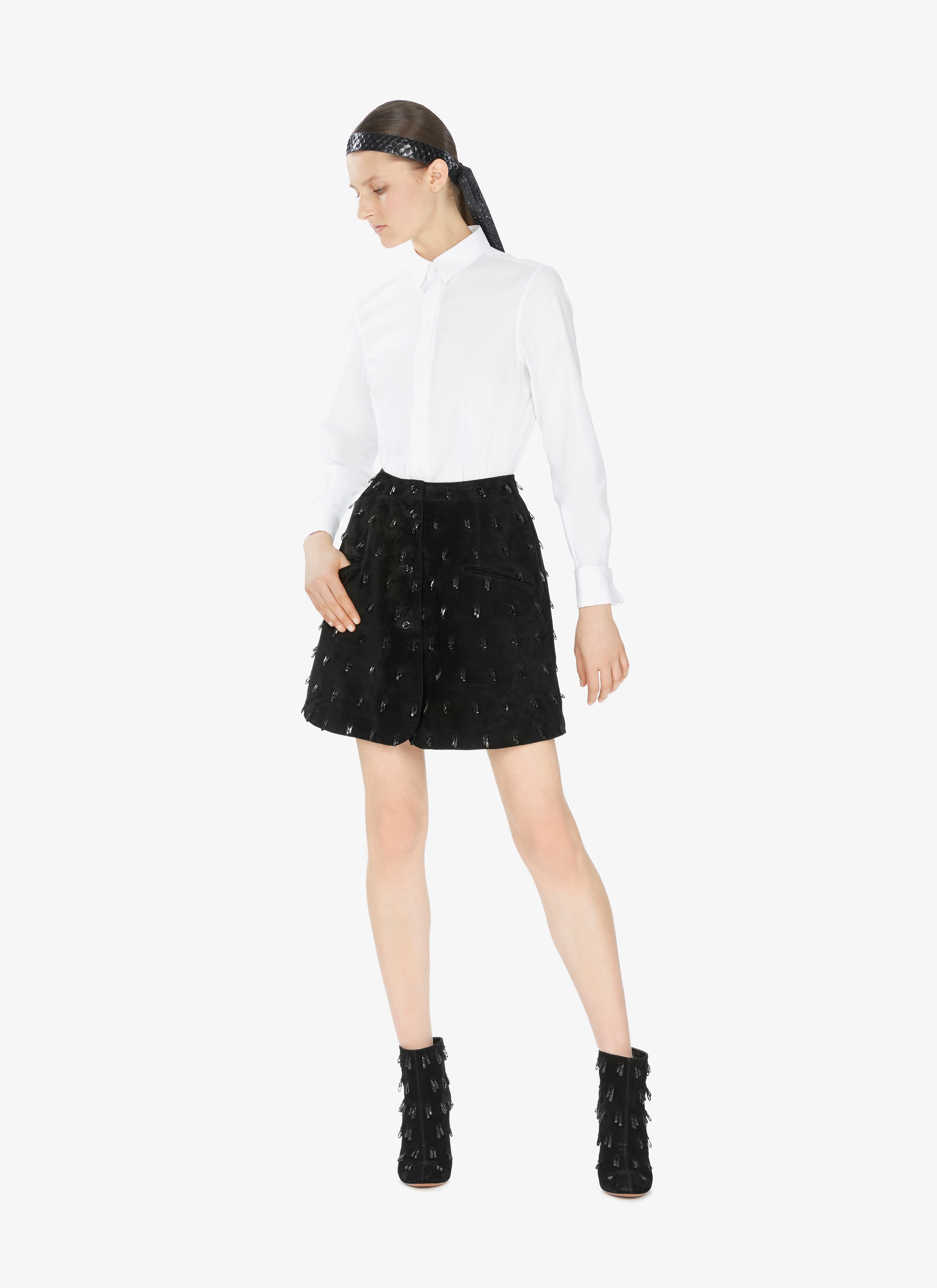 Japanese Poplin Bodysuit Shirt Japanese Poplin Bodysuit Shirt - maison-alaia.com