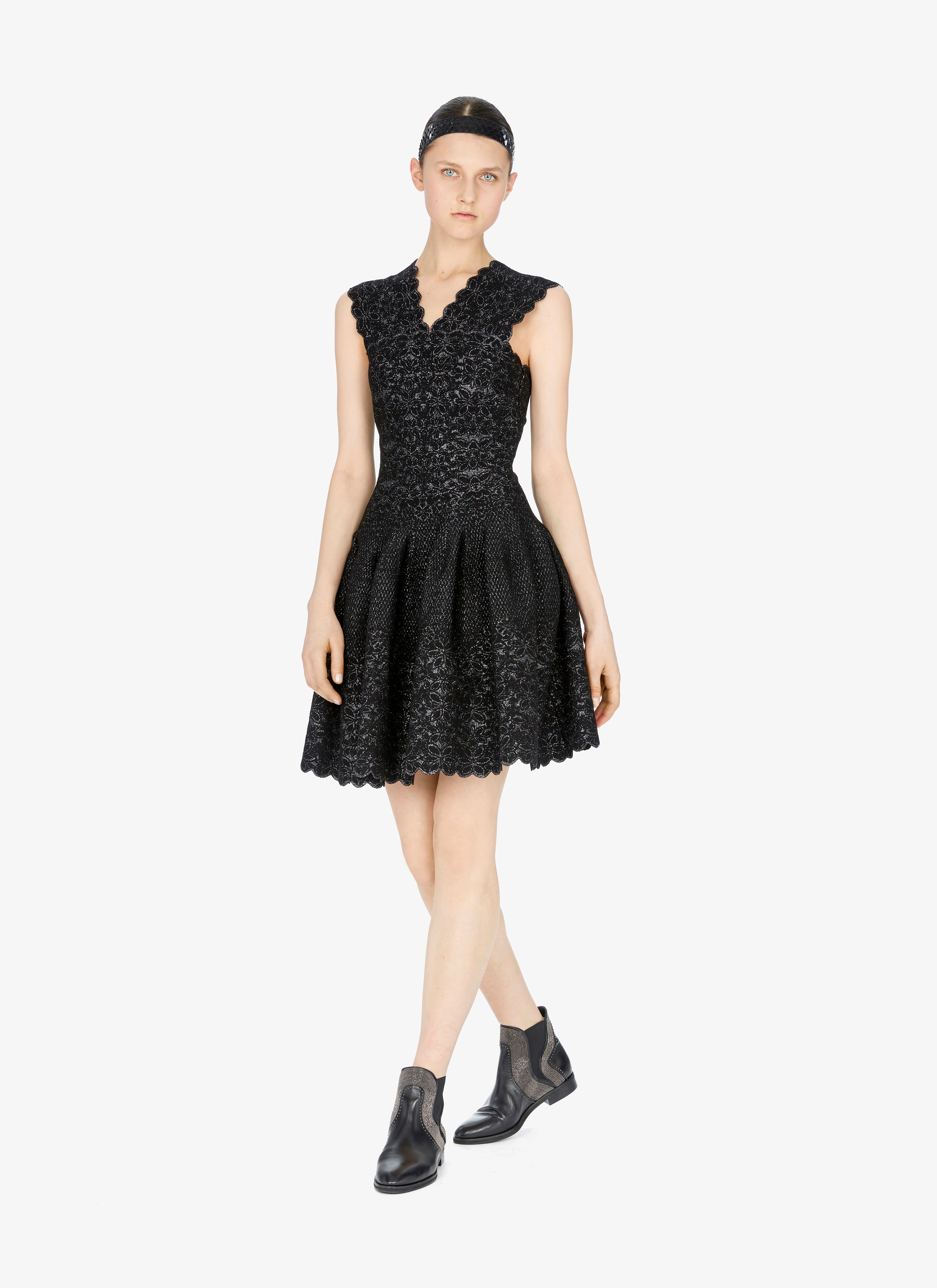 Flared V Dress Flared V Dress - maison-alaia.com