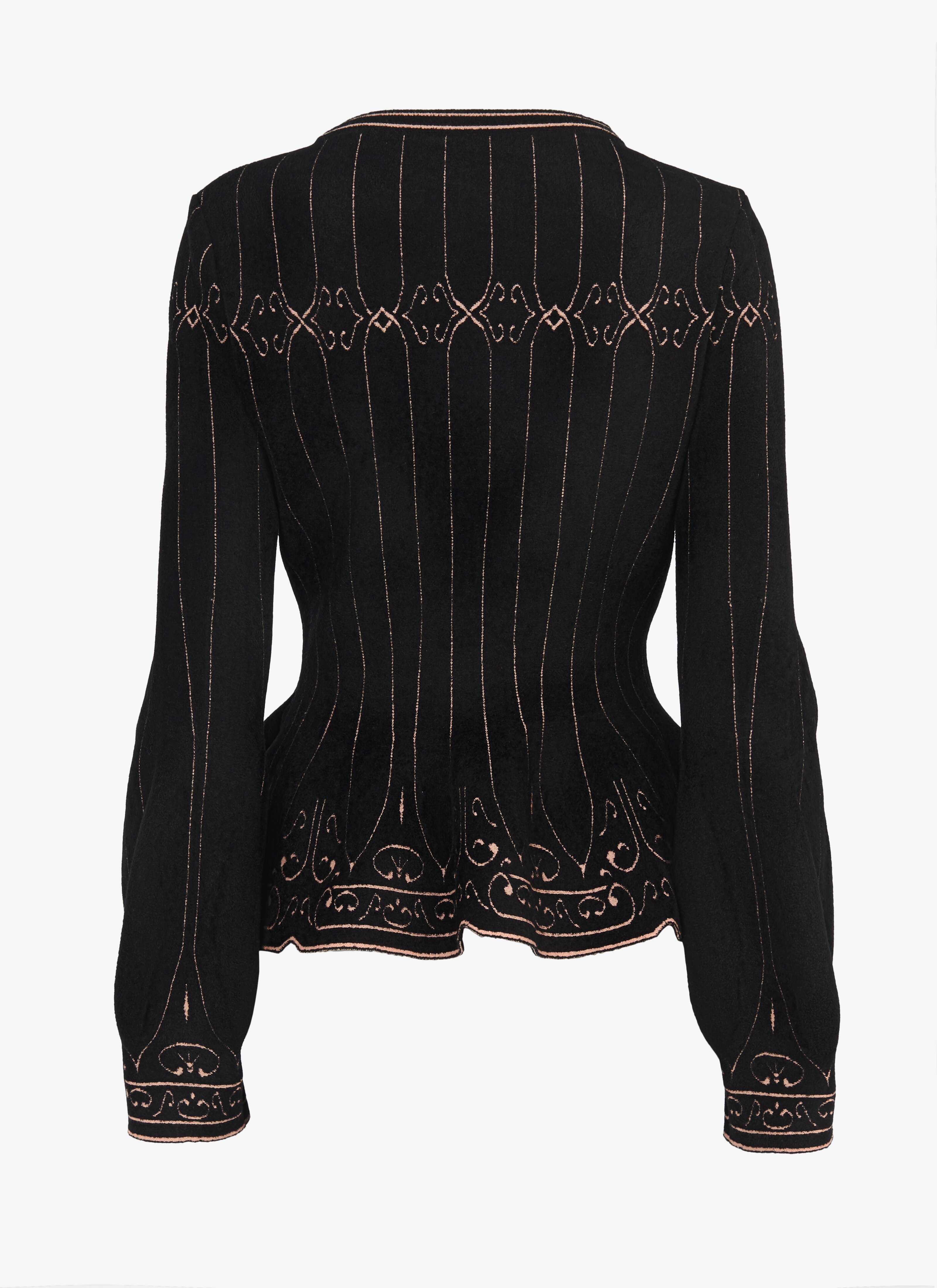 Pullover In Misto Lana Calligrafia Pullover In Misto Lana Calligrafia - maison-alaia.com