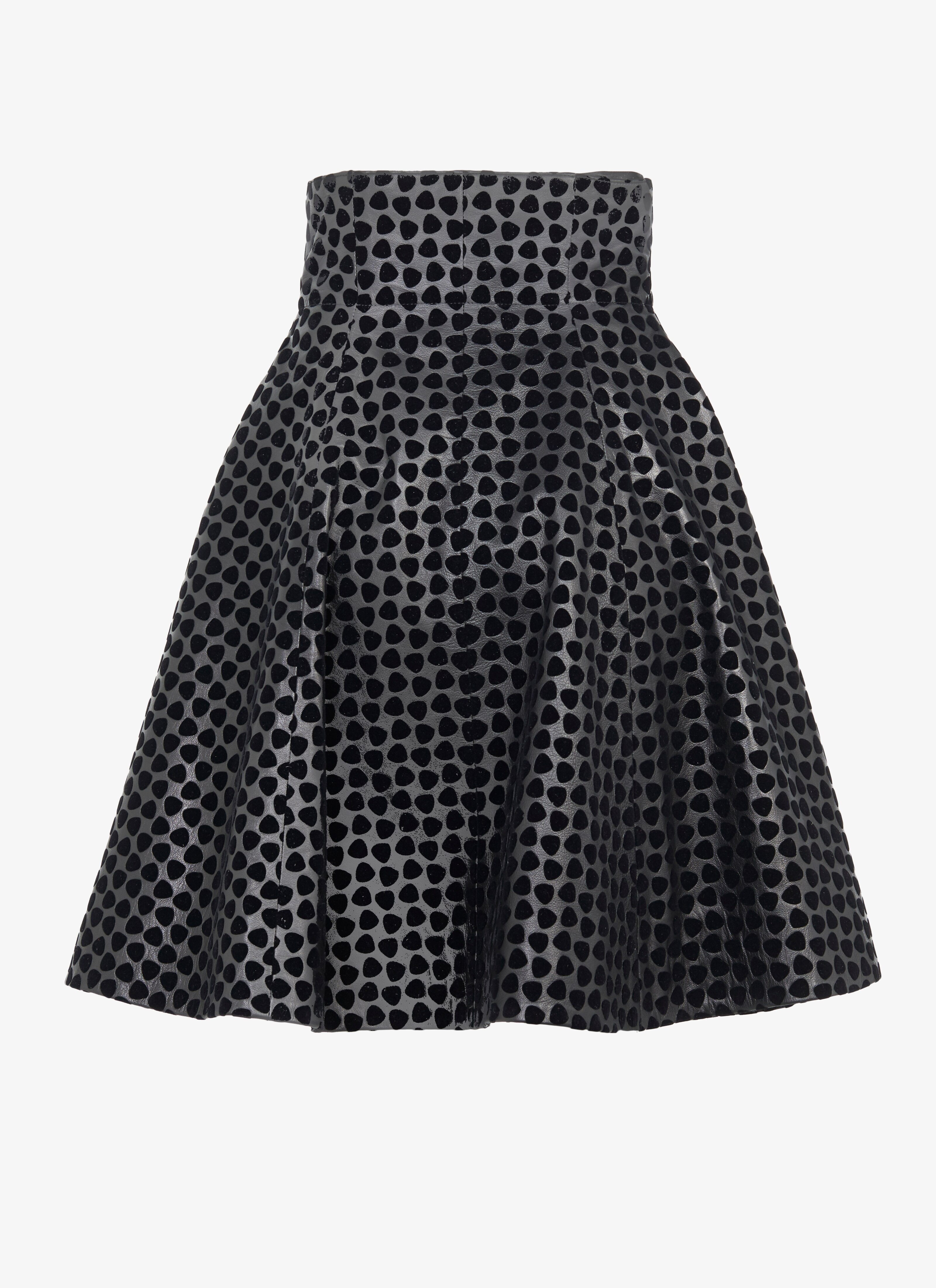 Wrap-Front Lambskin Skirt Wrap-Front Lambskin Skirt - maison-alaia.com