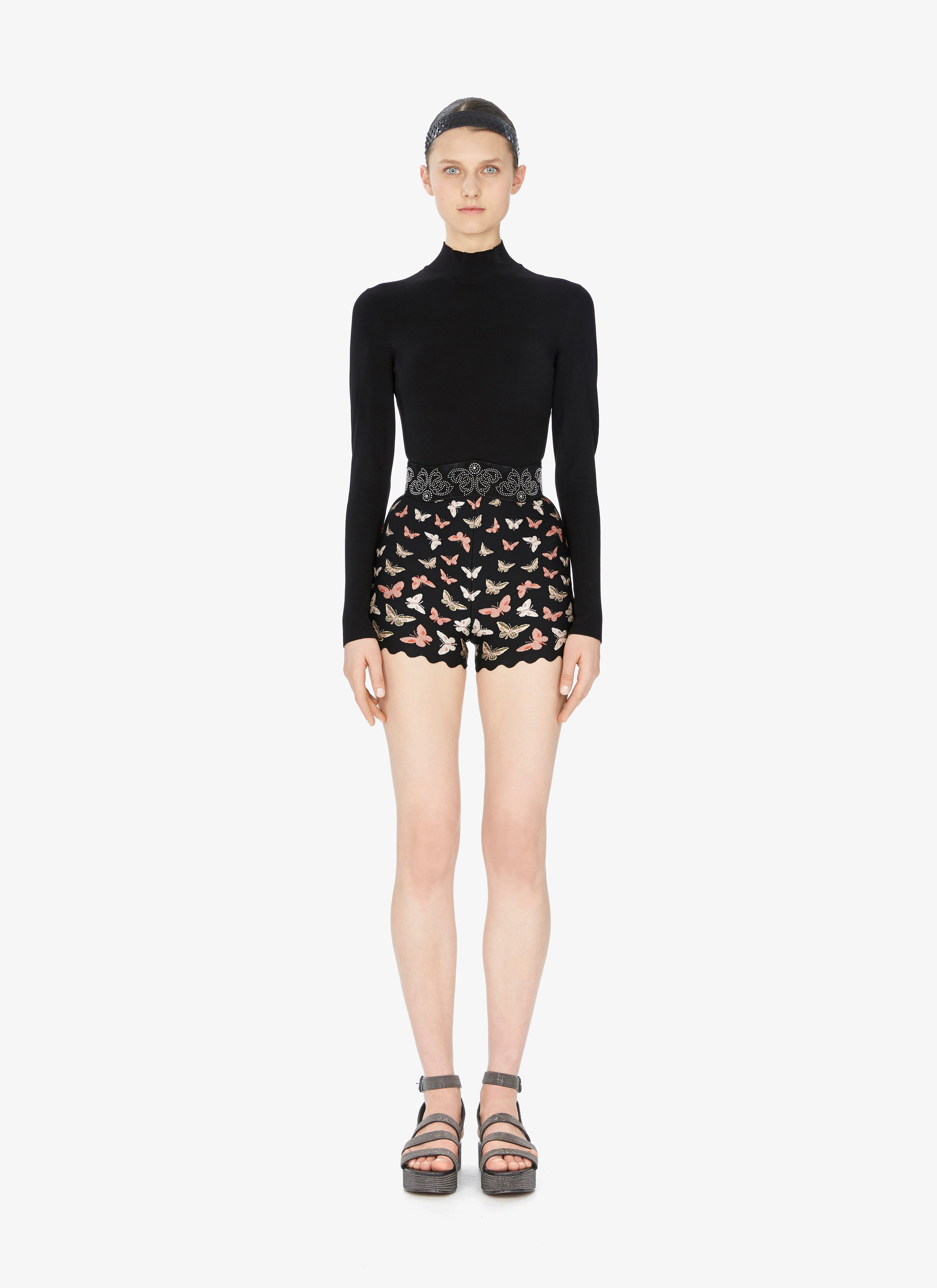 Knit Butterfly Short Knit Butterfly Short - maison-alaia.com