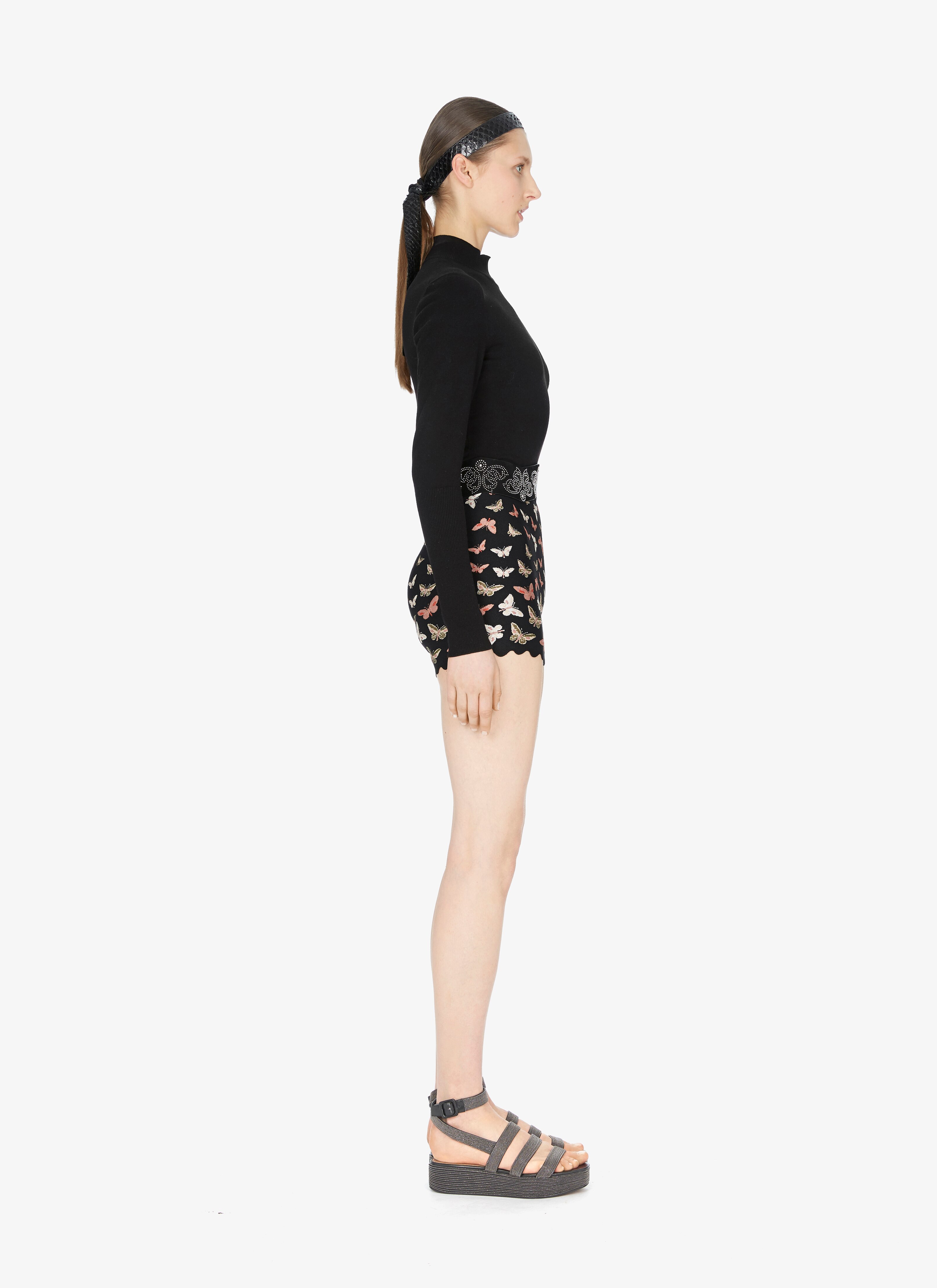 Knit Butterfly Short Knit Butterfly Short - maison-alaia.com