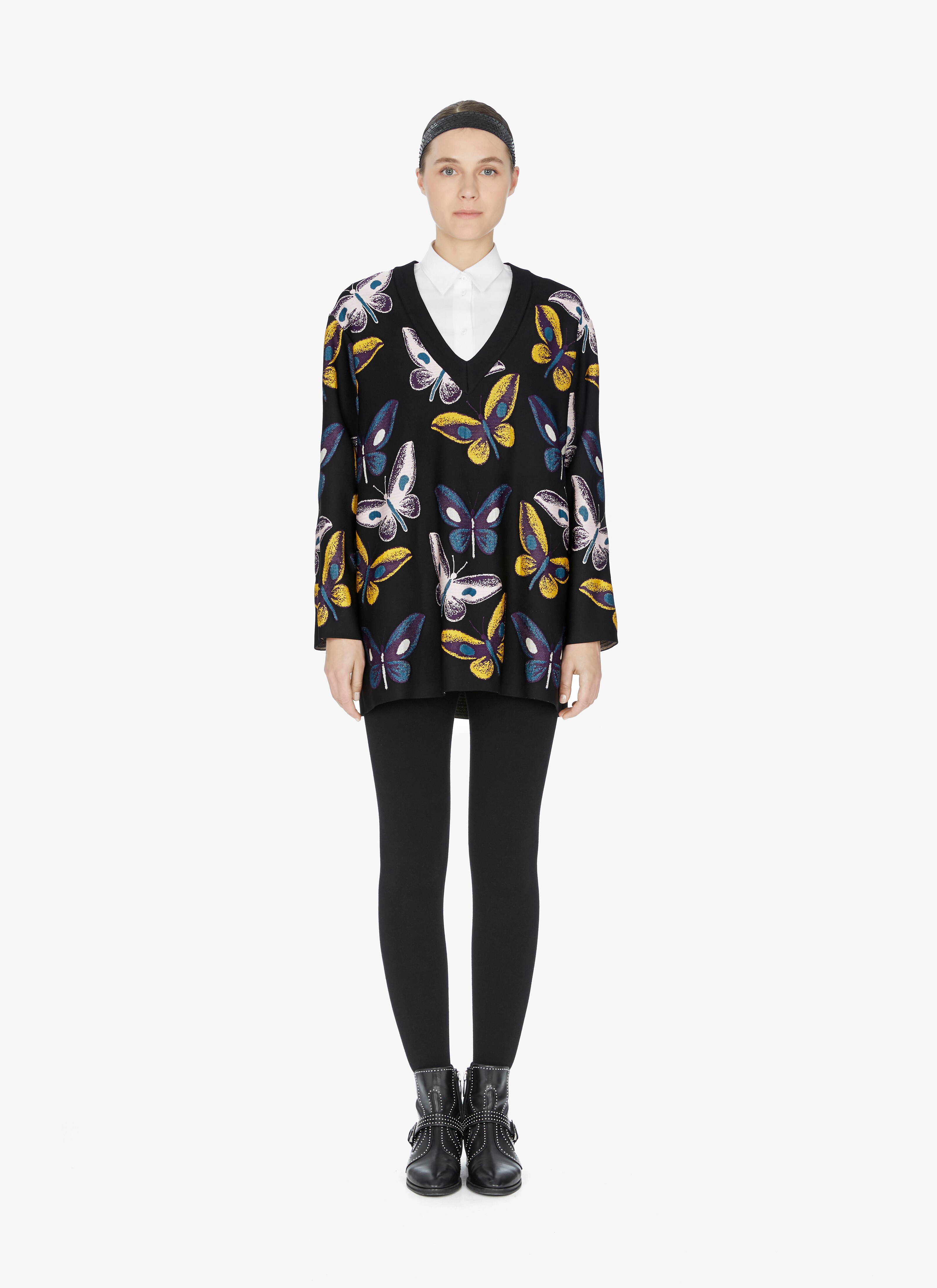 Knitted Butterfly Tunic Dress Knitted Butterfly Tunic Dress - maison-alaia.com