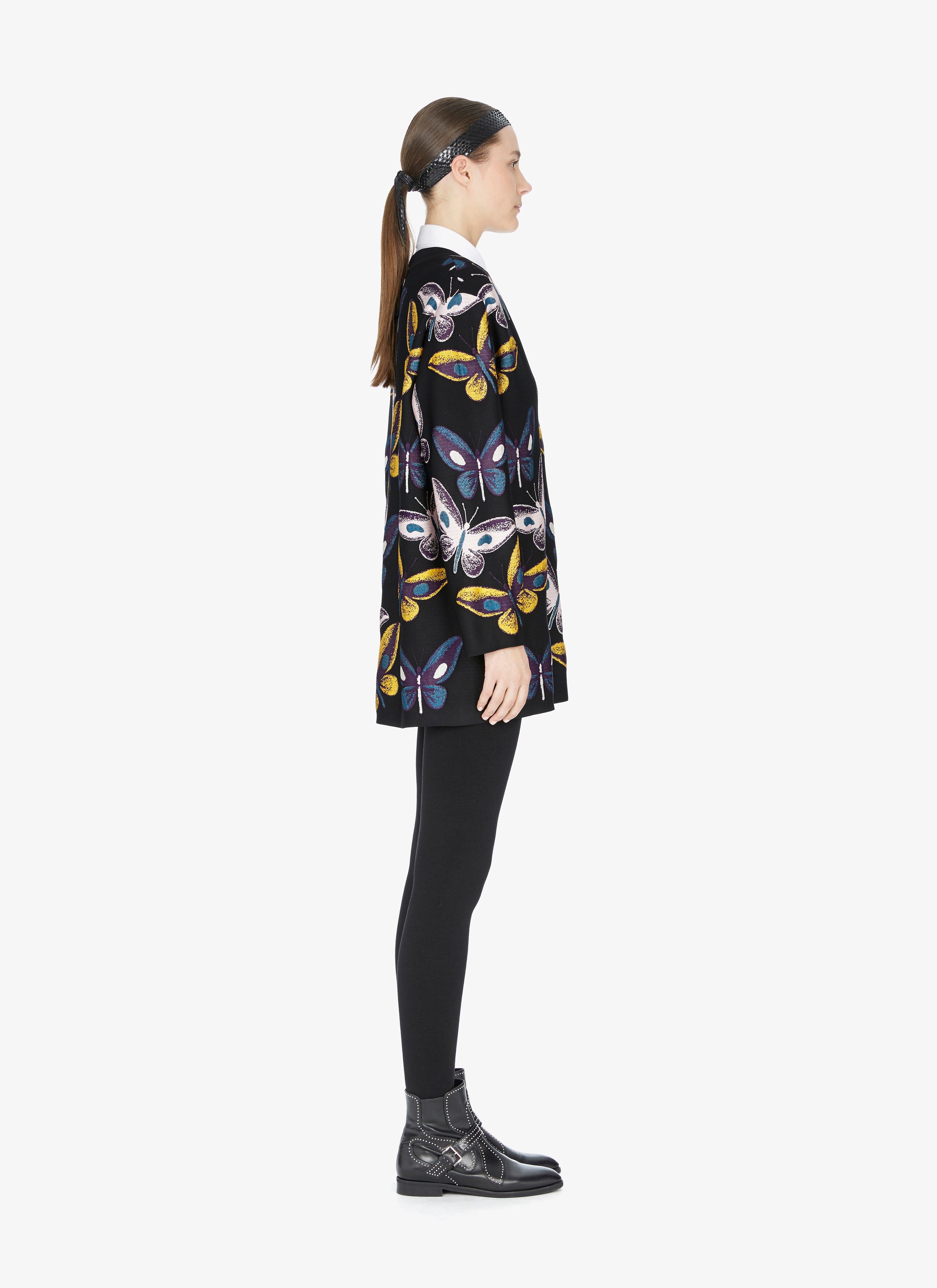 Knitted Butterfly Tunic Dress Knitted Butterfly Tunic Dress - maison-alaia.com