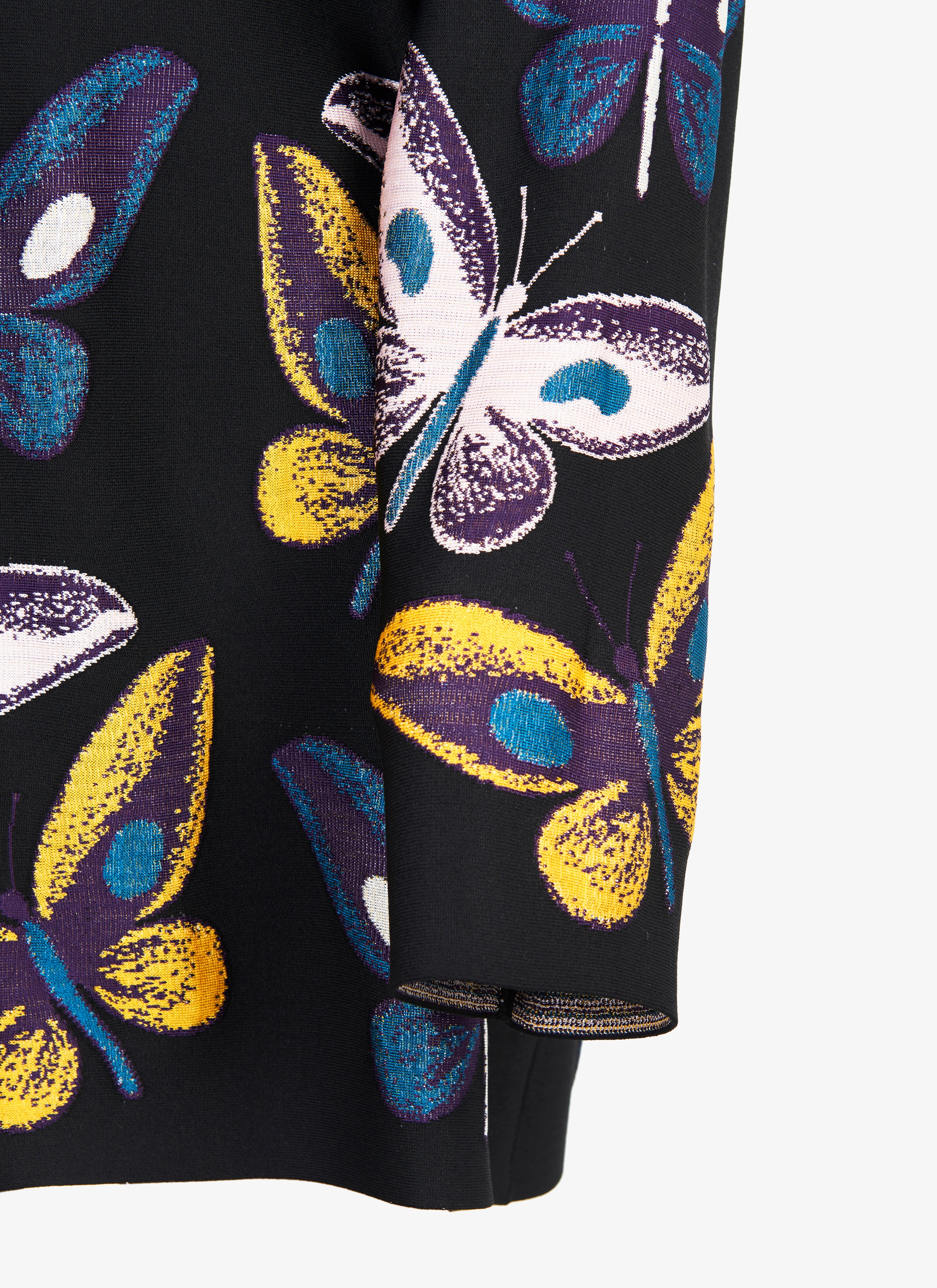 Knitted Butterfly Tunic Dress Knitted Butterfly Tunic Dress - maison-alaia.com