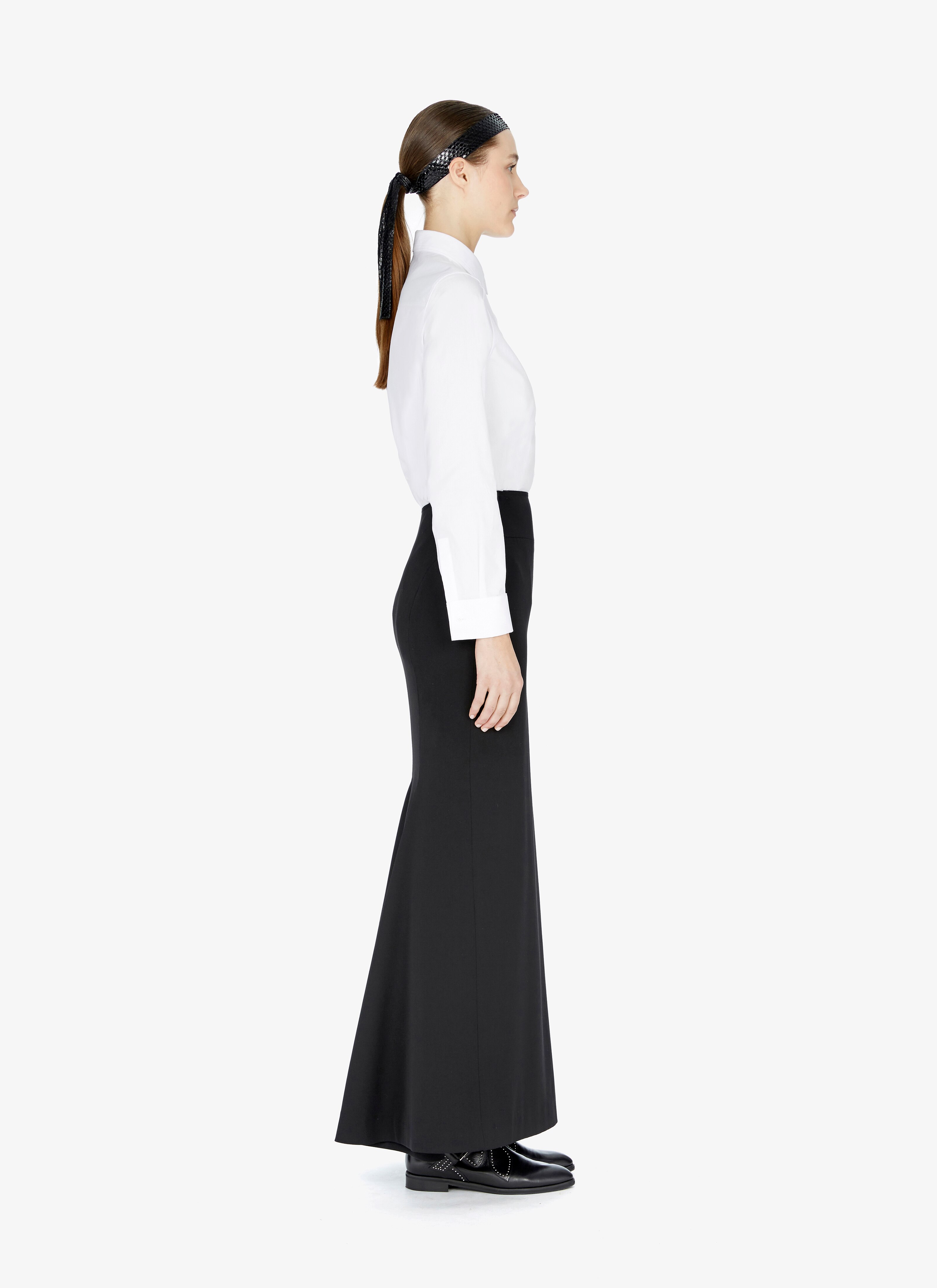 Long Wool Pencil Skirt Long Wool Pencil Skirt - maison-alaia.com