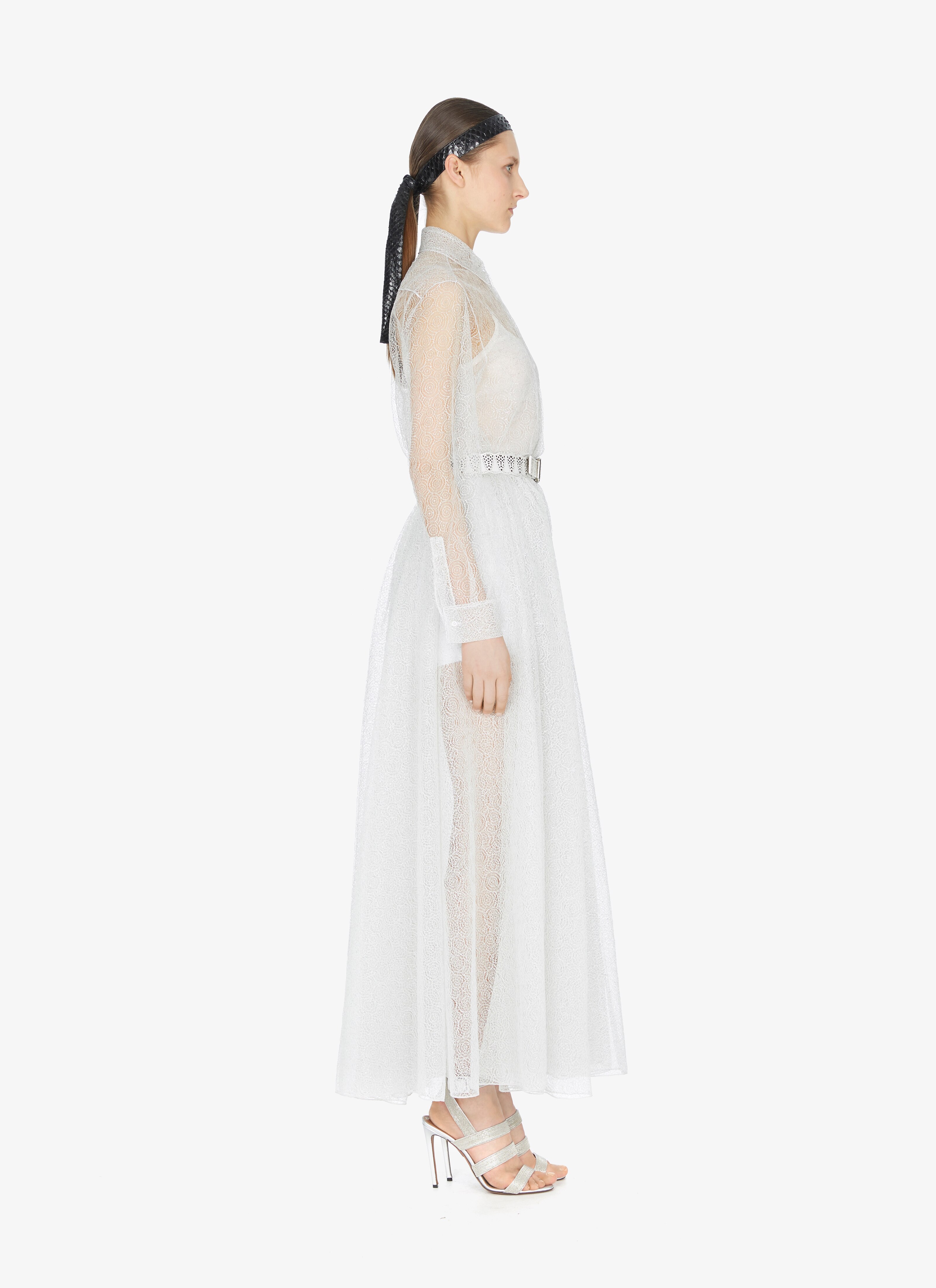 Sheer Toile-Effect Skirt Sheer Toile-Effect Skirt - maison-alaia.com