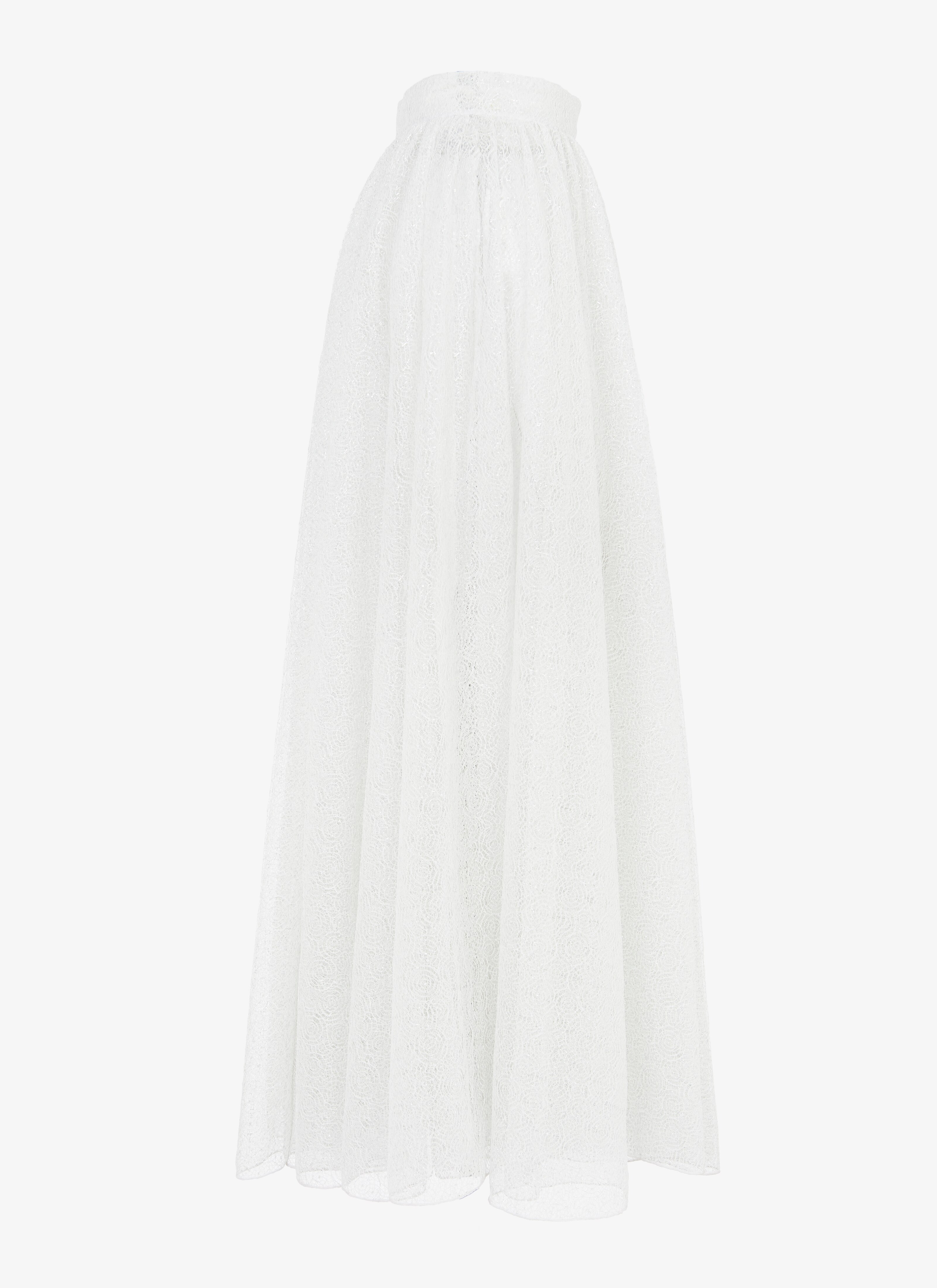 Sheer Toile-Effect Skirt Sheer Toile-Effect Skirt - maison-alaia.com