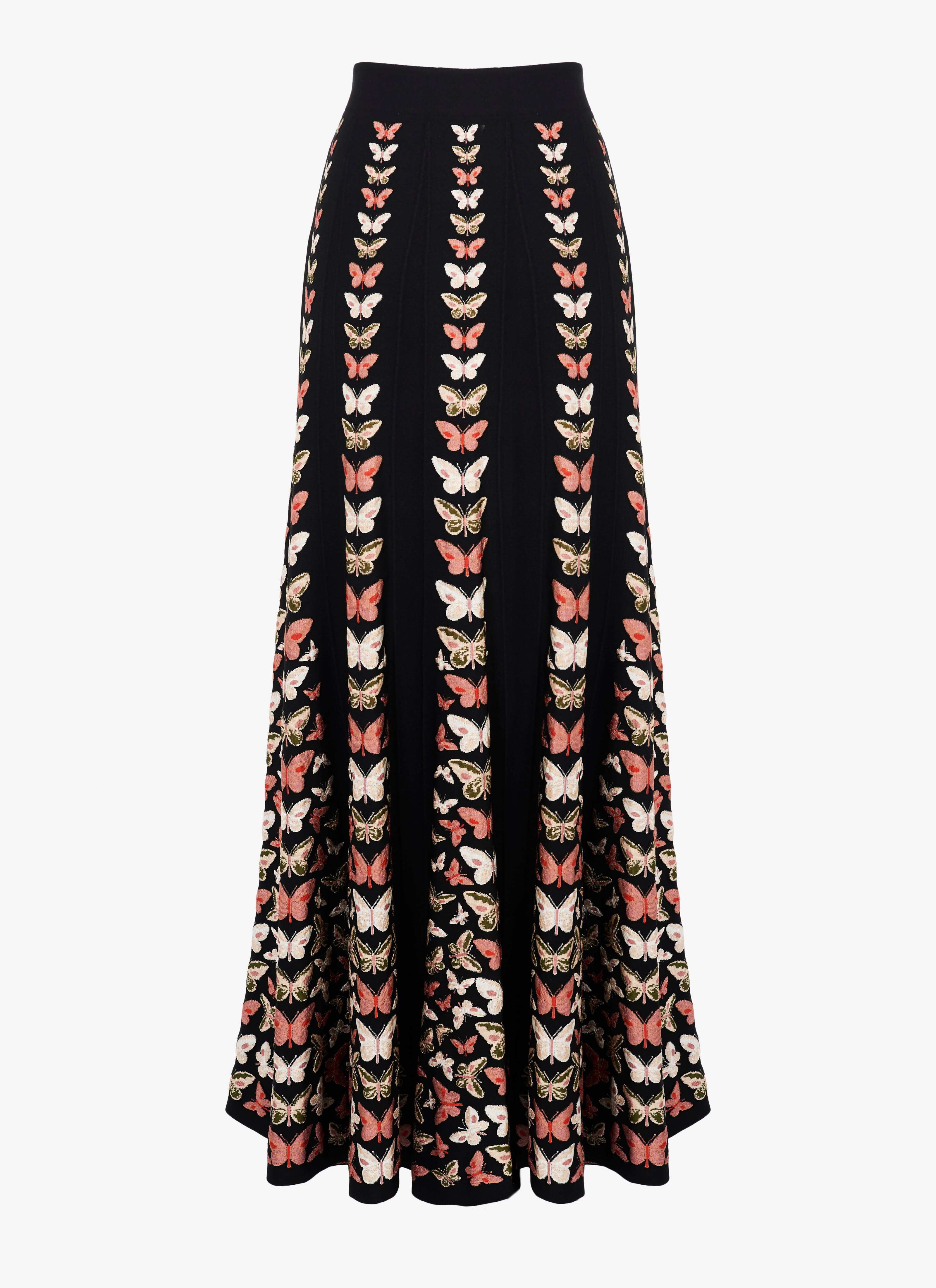 Long Knit Butterfly Skirt Long Knit Butterfly Skirt - maison-alaia.com