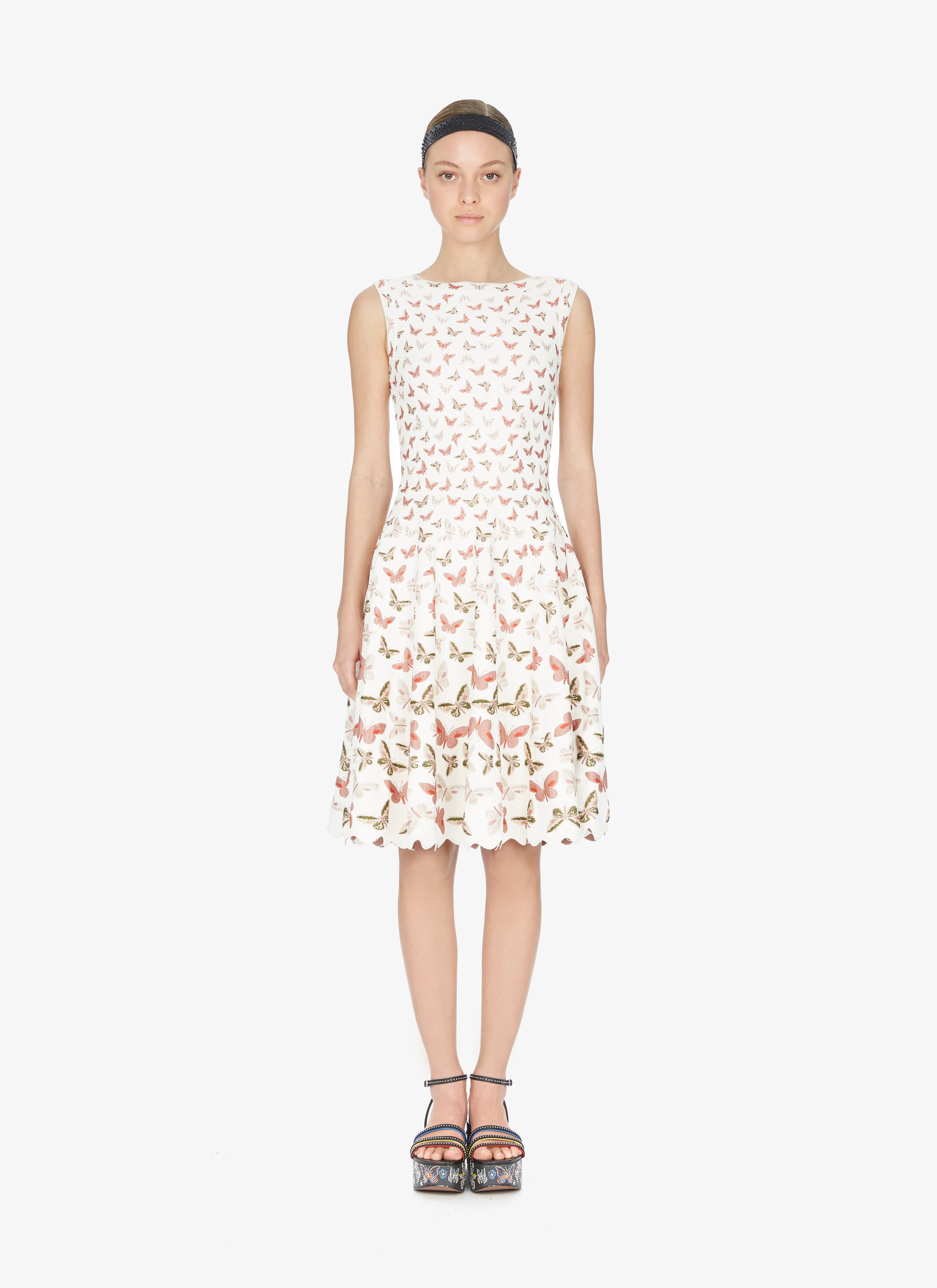 Knitted Sleeveless Butterfly Dress Knitted Sleeveless Butterfly Dress - maison-alaia.com