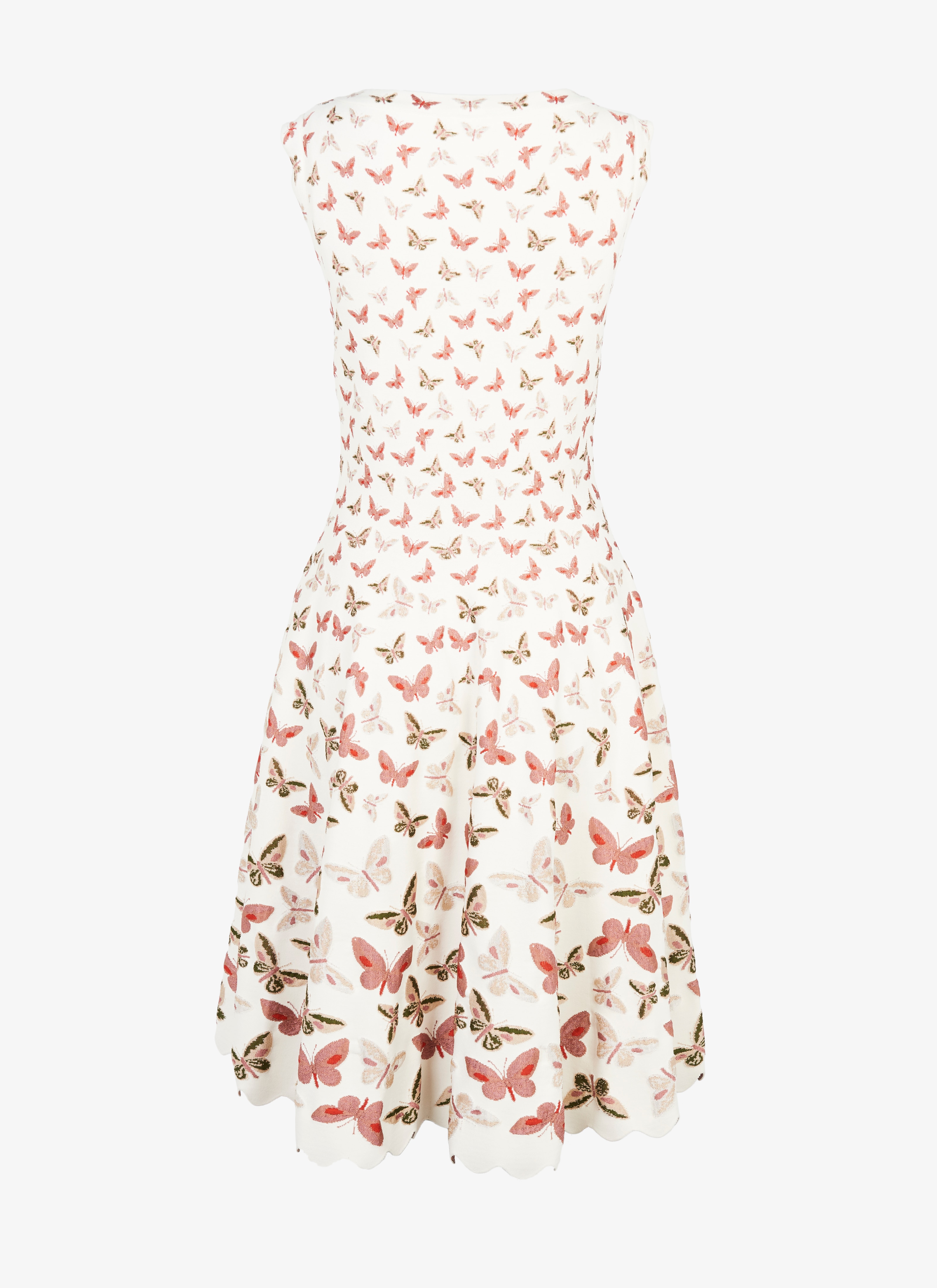 Knitted Sleeveless Butterfly Dress Knitted Sleeveless Butterfly Dress - maison-alaia.com