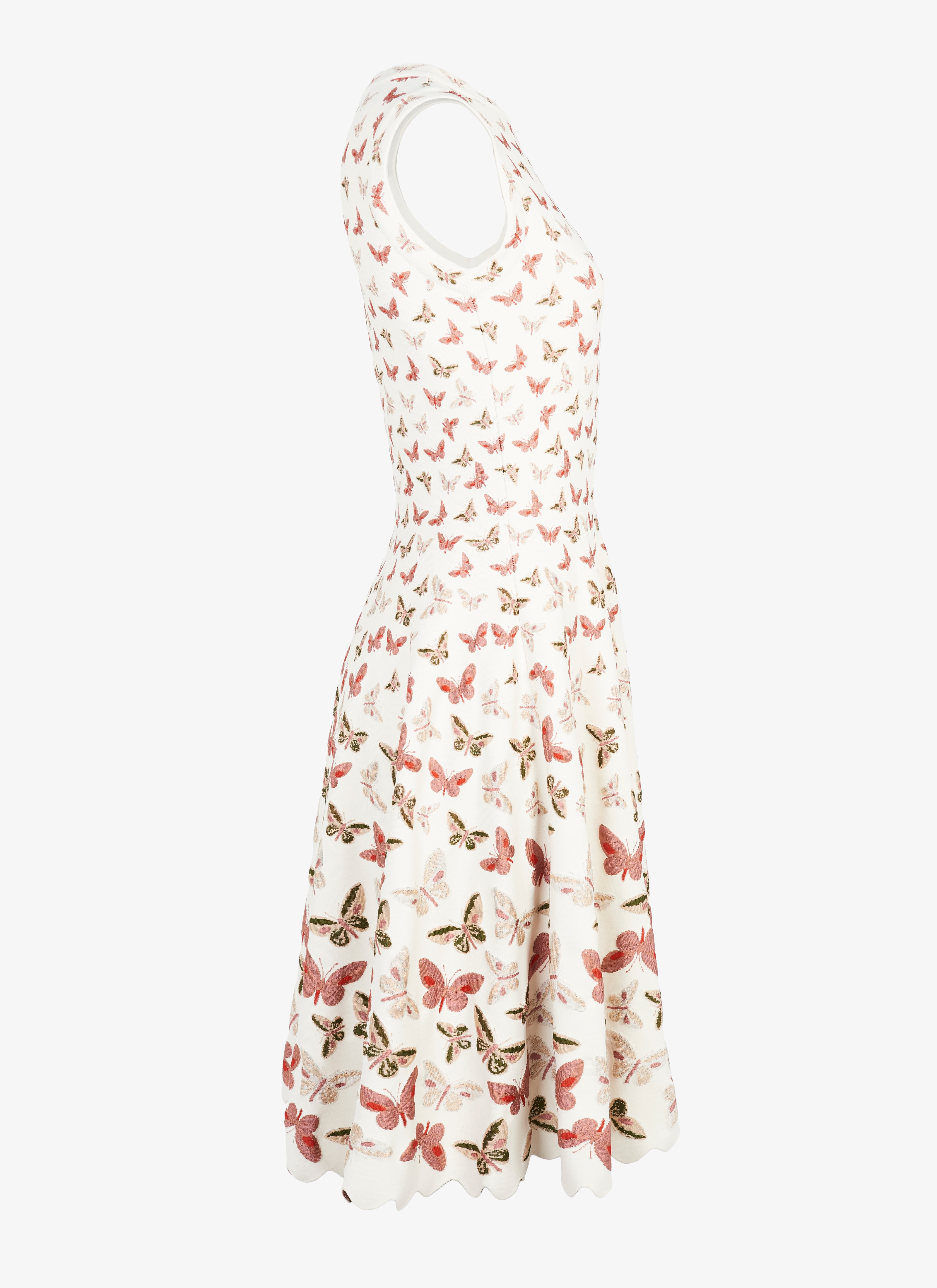 Knitted Sleeveless Butterfly Dress Knitted Sleeveless Butterfly Dress - maison-alaia.com