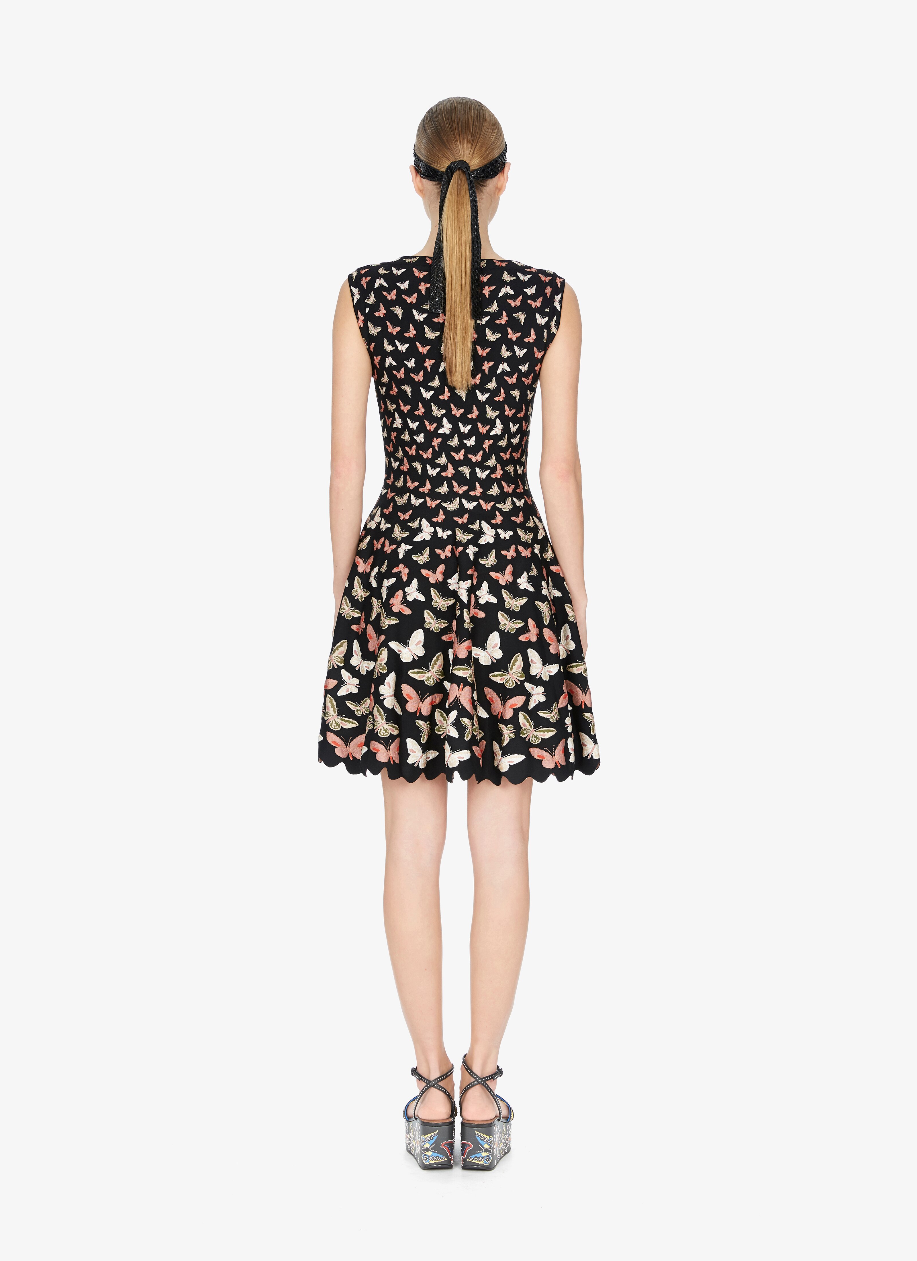 Knitted Sleeveless Butterfly Dress Knitted Sleeveless Butterfly Dress - maison-alaia.com
