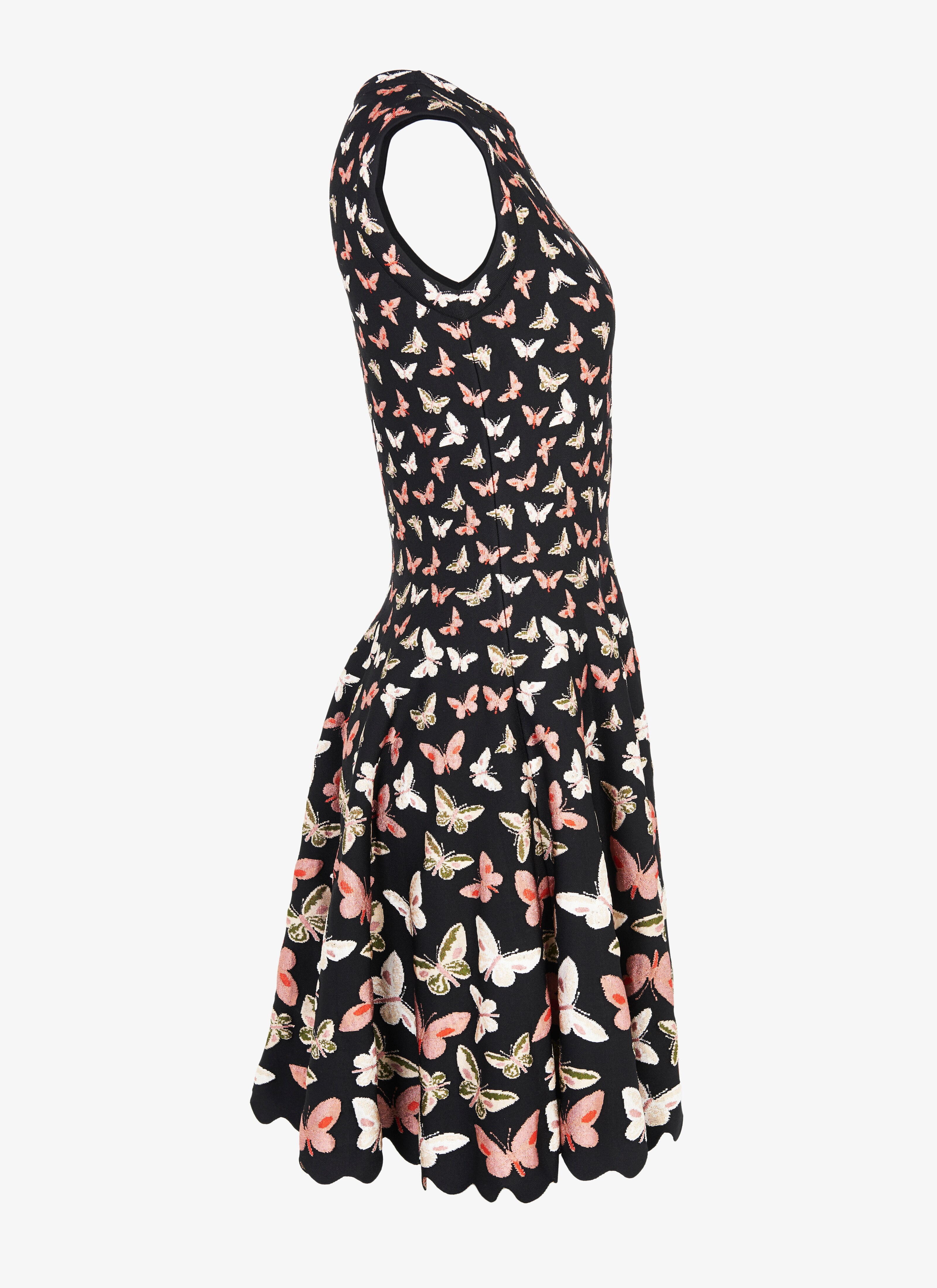 Knitted Sleeveless Butterfly Dress Knitted Sleeveless Butterfly Dress - maison-alaia.com