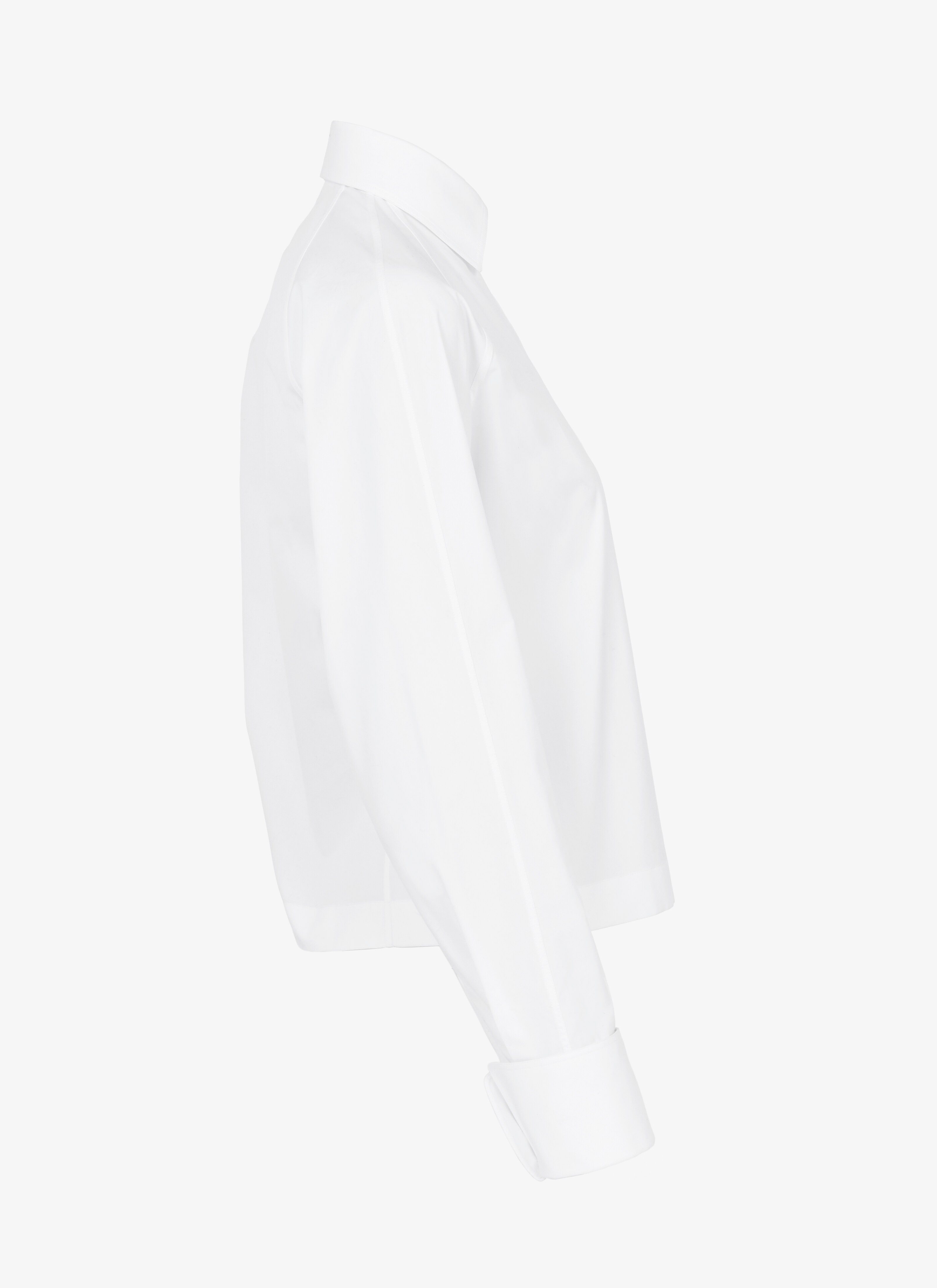 Japanese Poplin Cropped Shirt Japanese Poplin Cropped Shirt - maison-alaia.com