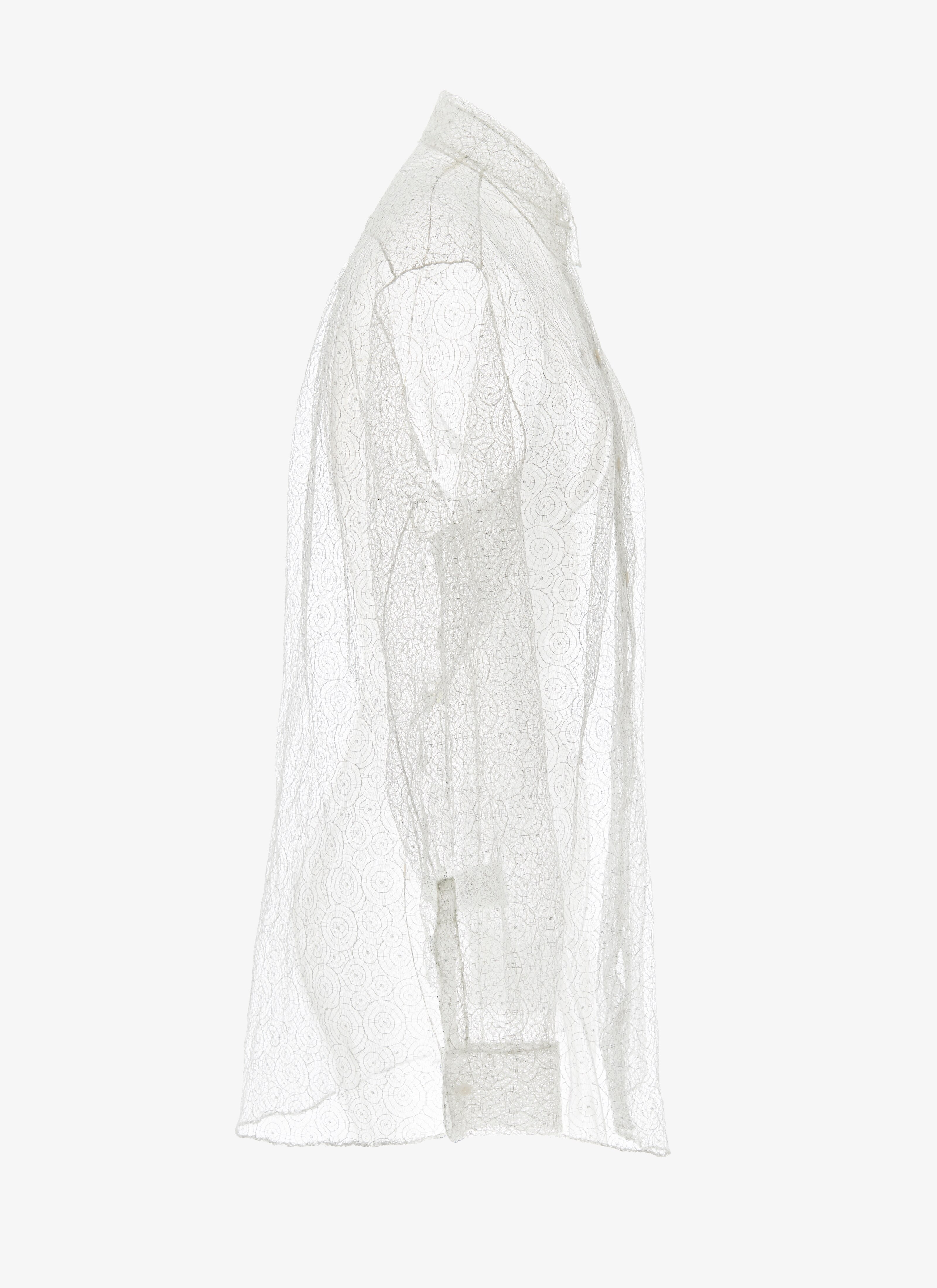 Sheer Toile-Effect Shirt Sheer Toile-Effect Shirt - maison-alaia.com