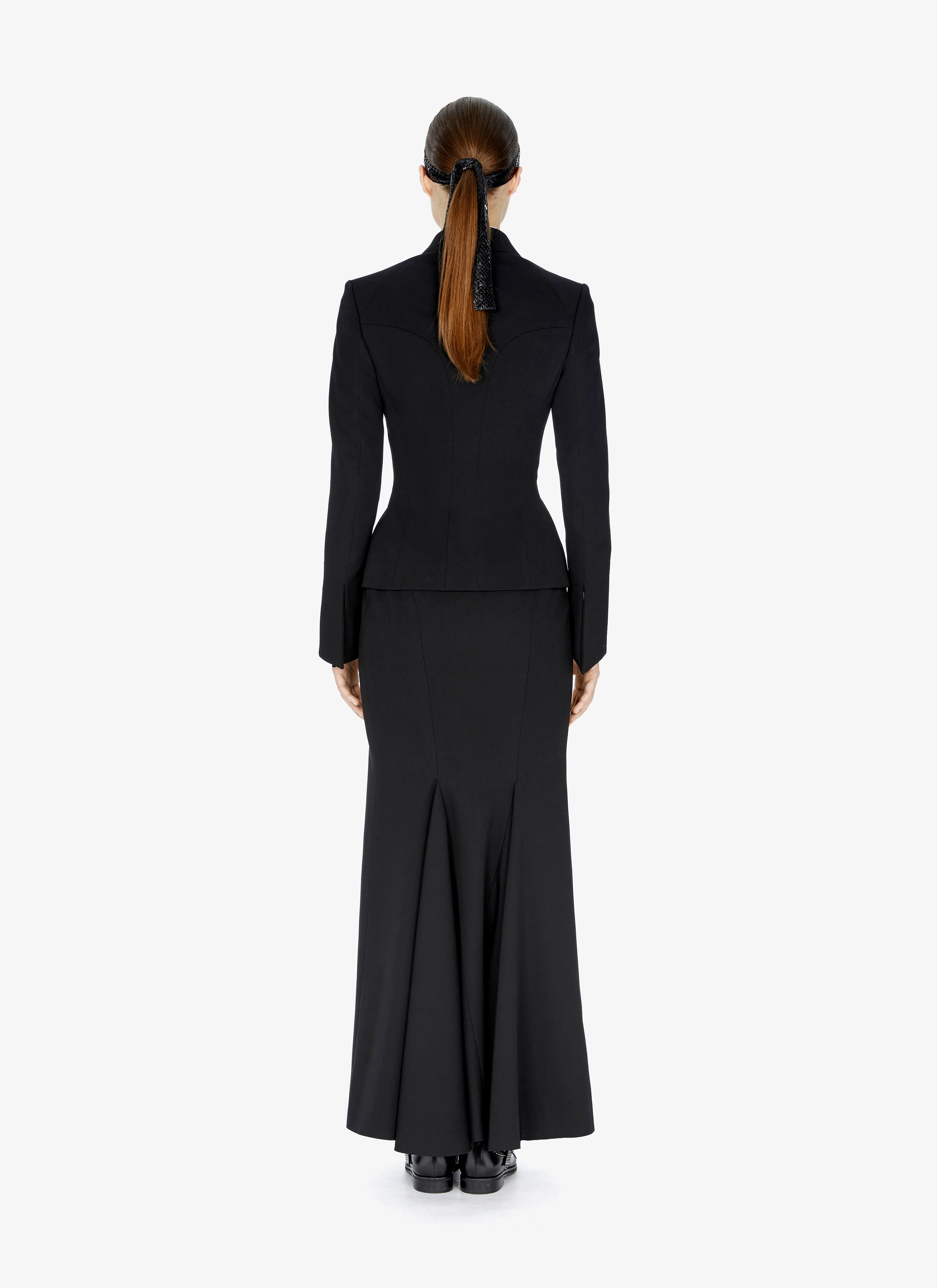 Wool-Blend Button-Front Blazer Wool-Blend Button-Front Blazer - maison-alaia.com
