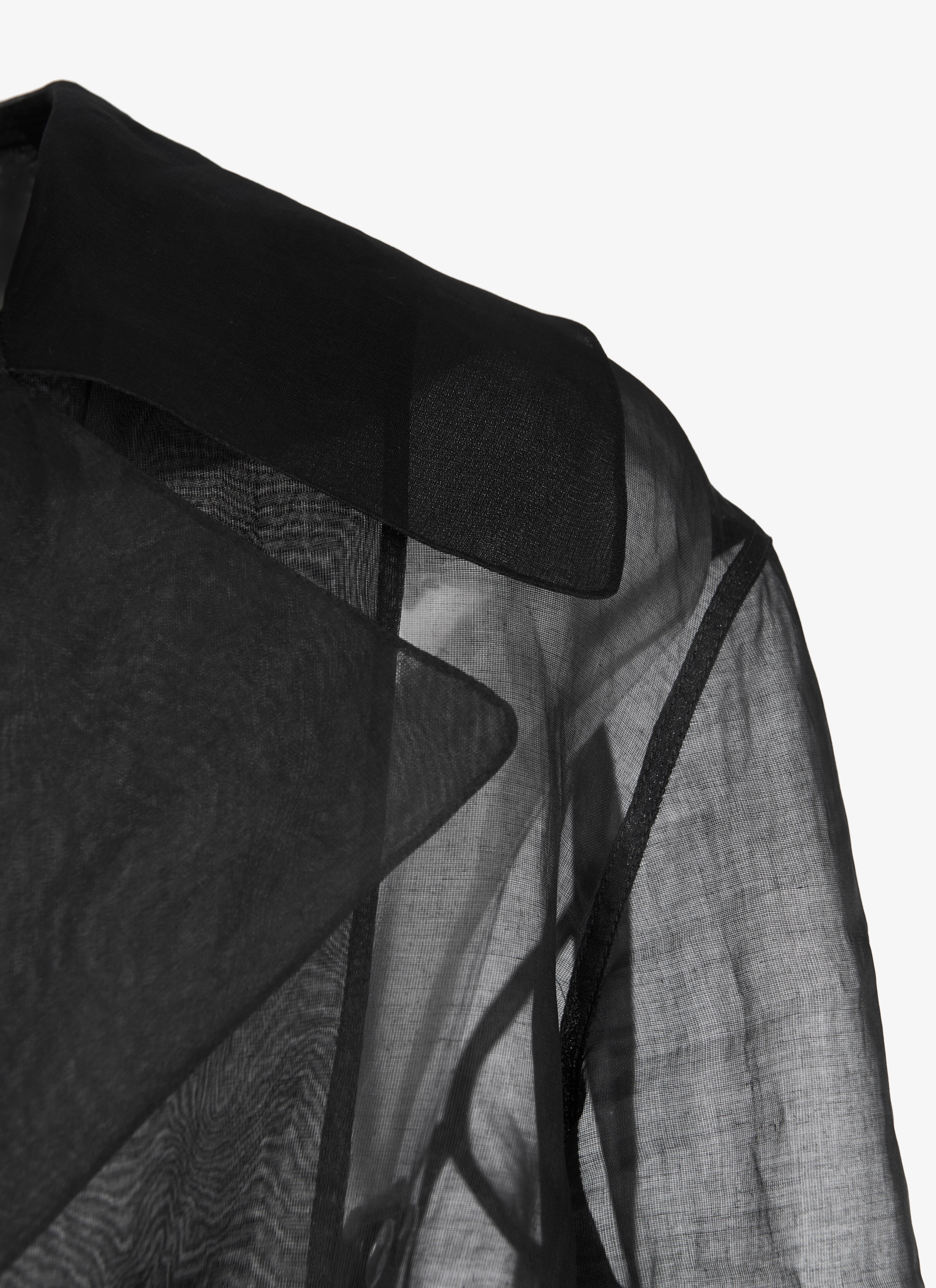 Alaïa Edition 1990 Organza And Python Wrap-Effect Shirt Alaïa Edition 1990 Organza And Python Wrap-Effect Shirt - maison-alaia.com