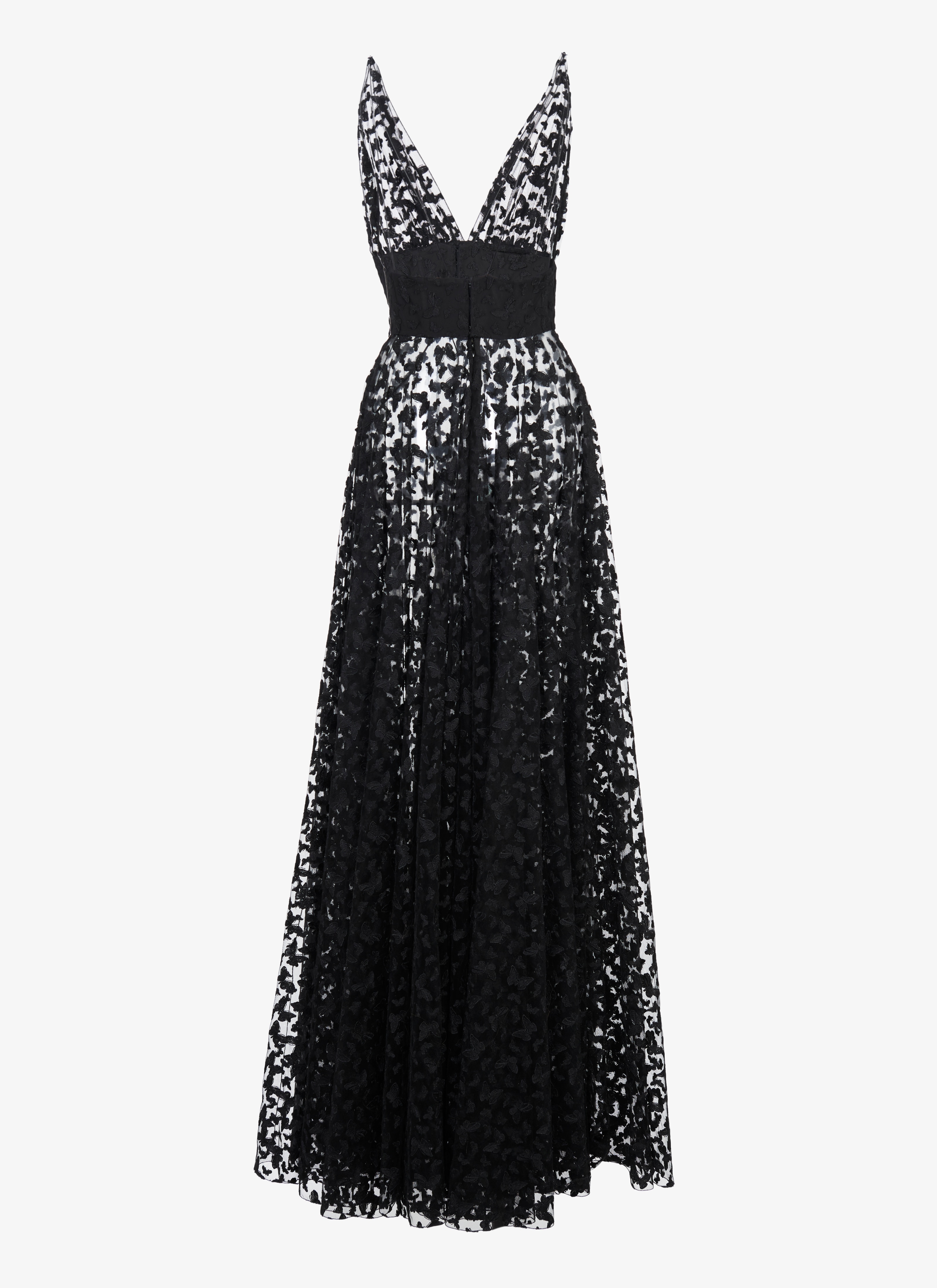 embroidered butterfly dress