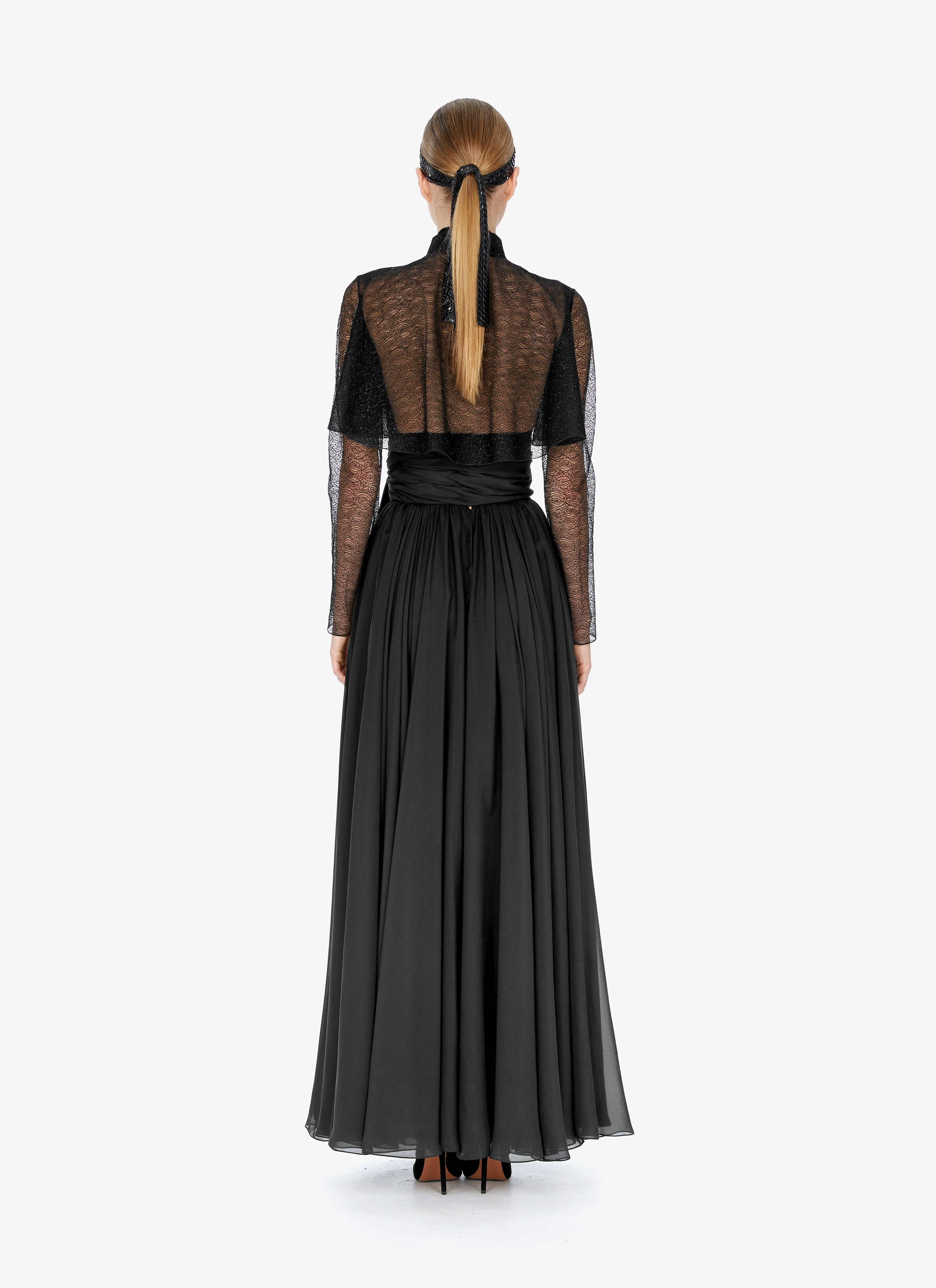 Sheer Toile-Effect Bolero Jacket Sheer Toile-Effect Bolero Jacket - maison-alaia.com