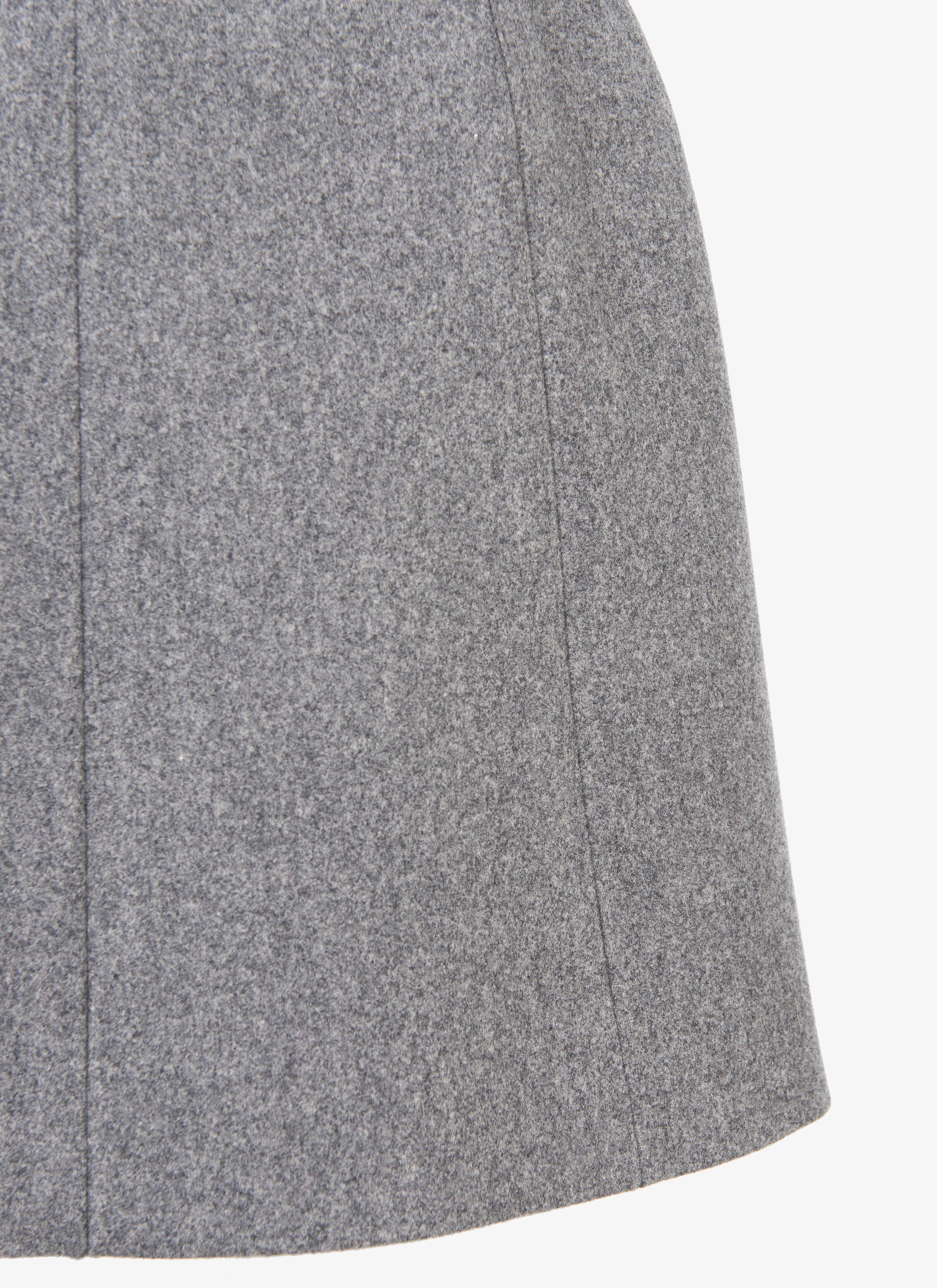 Alaïa Edition 1986 Wool Flat-Front Mini Skirt Alaïa Edition 1986 Wool Flat-Front Mini Skirt - maison-alaia.com