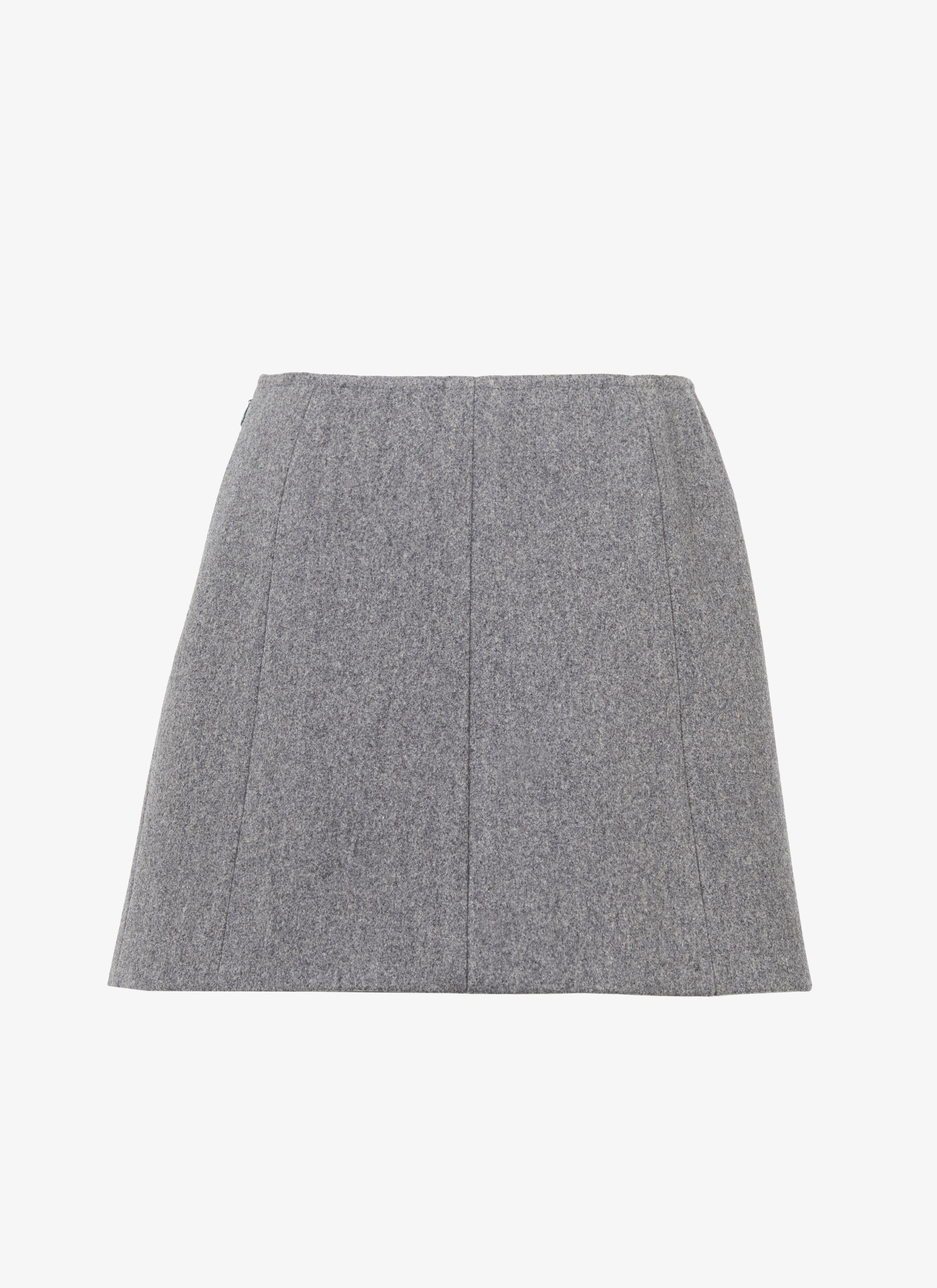 Alaïa Edition 1986 Wool Flat-Front Mini Skirt Alaïa Edition 1986 Wool Flat-Front Mini Skirt - maison-alaia.com