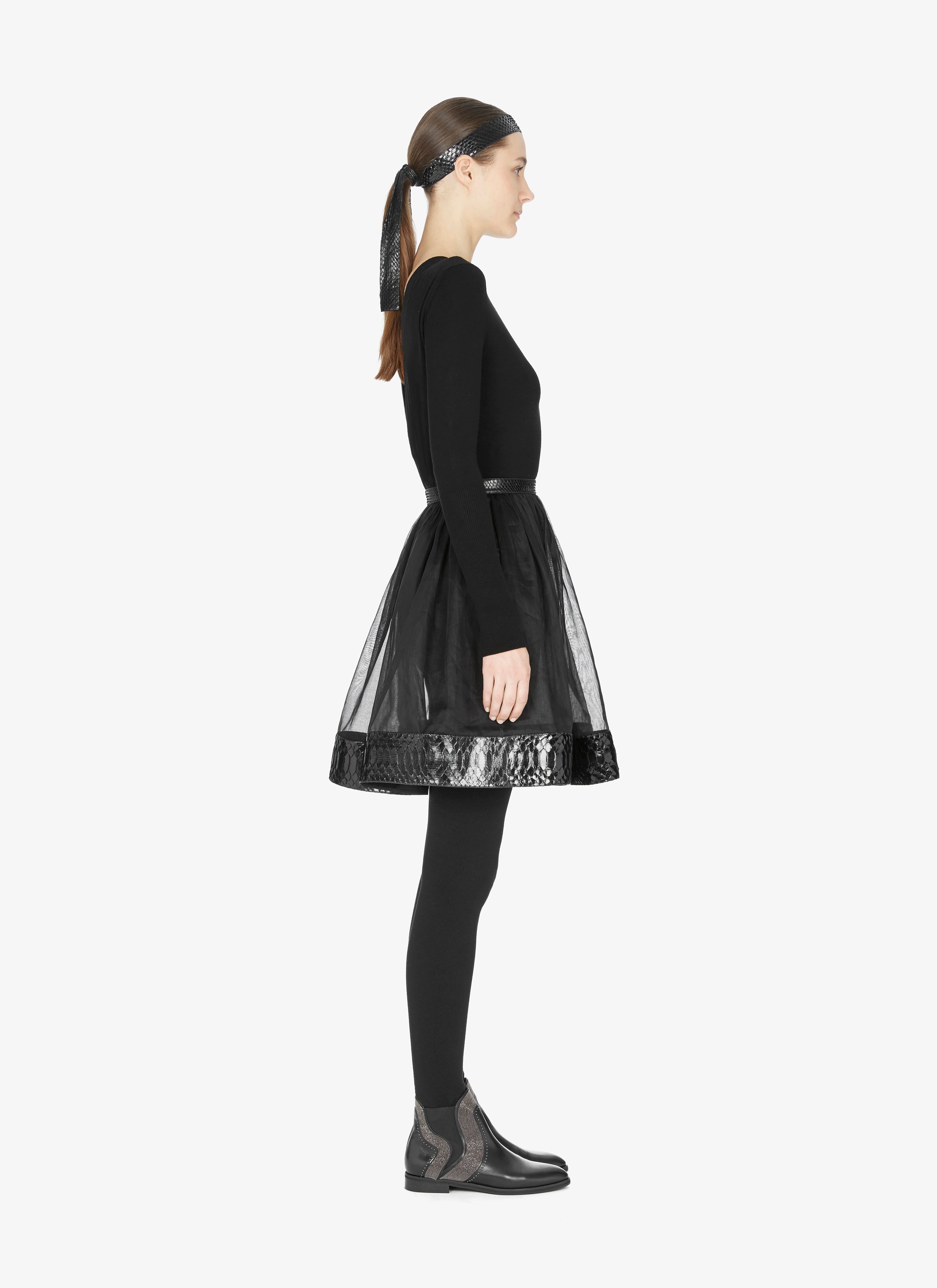Alaïa Edition 1990 Organza And Python Ballerina Skirt Alaïa Edition 1990 Organza And Python Ballerina Skirt - maison-alaia.com
