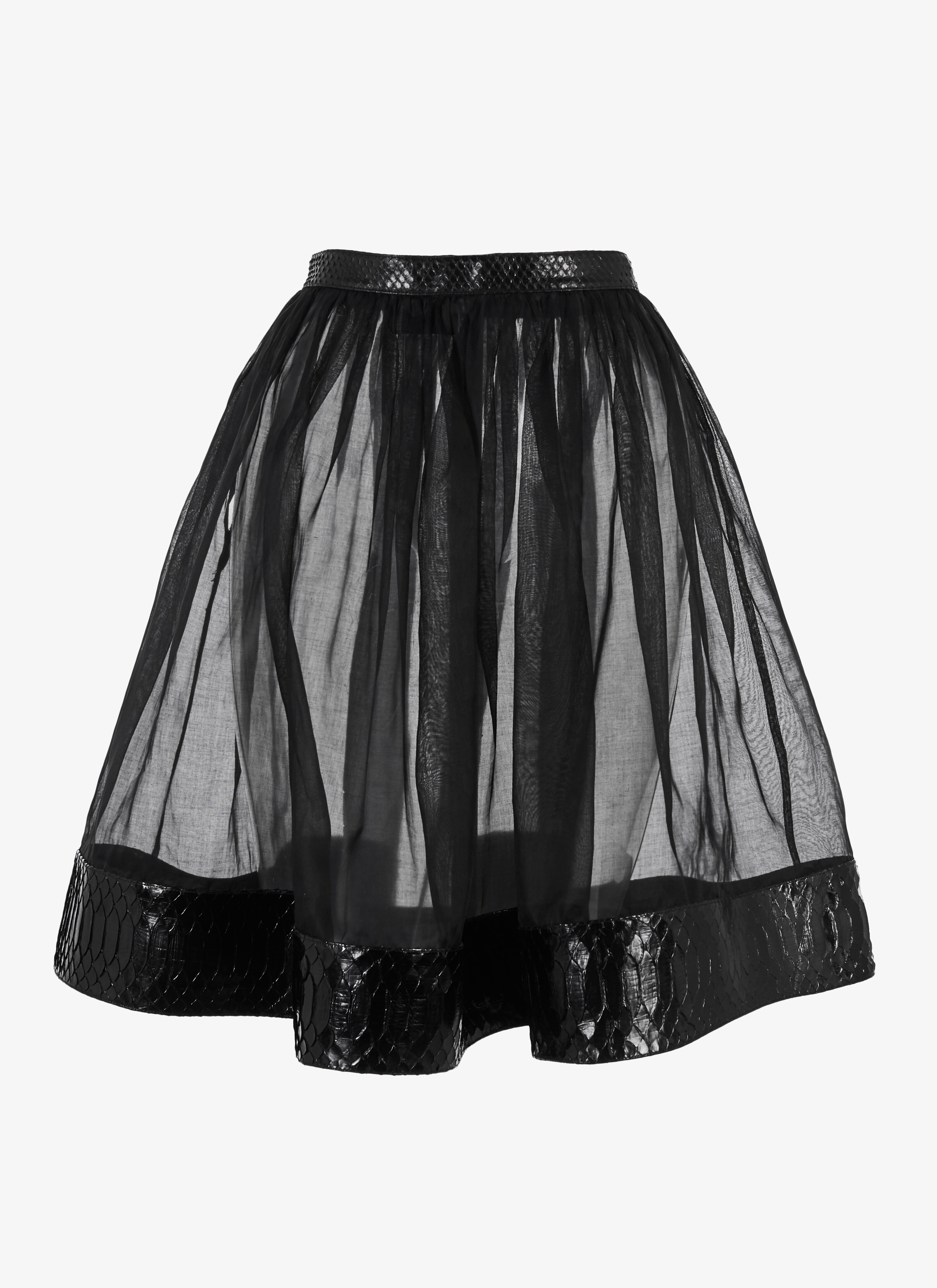 Alaïa Edition 1990 Organza And Python Ballerina Skirt Alaïa Edition 1990 Organza And Python Ballerina Skirt - maison-alaia.com