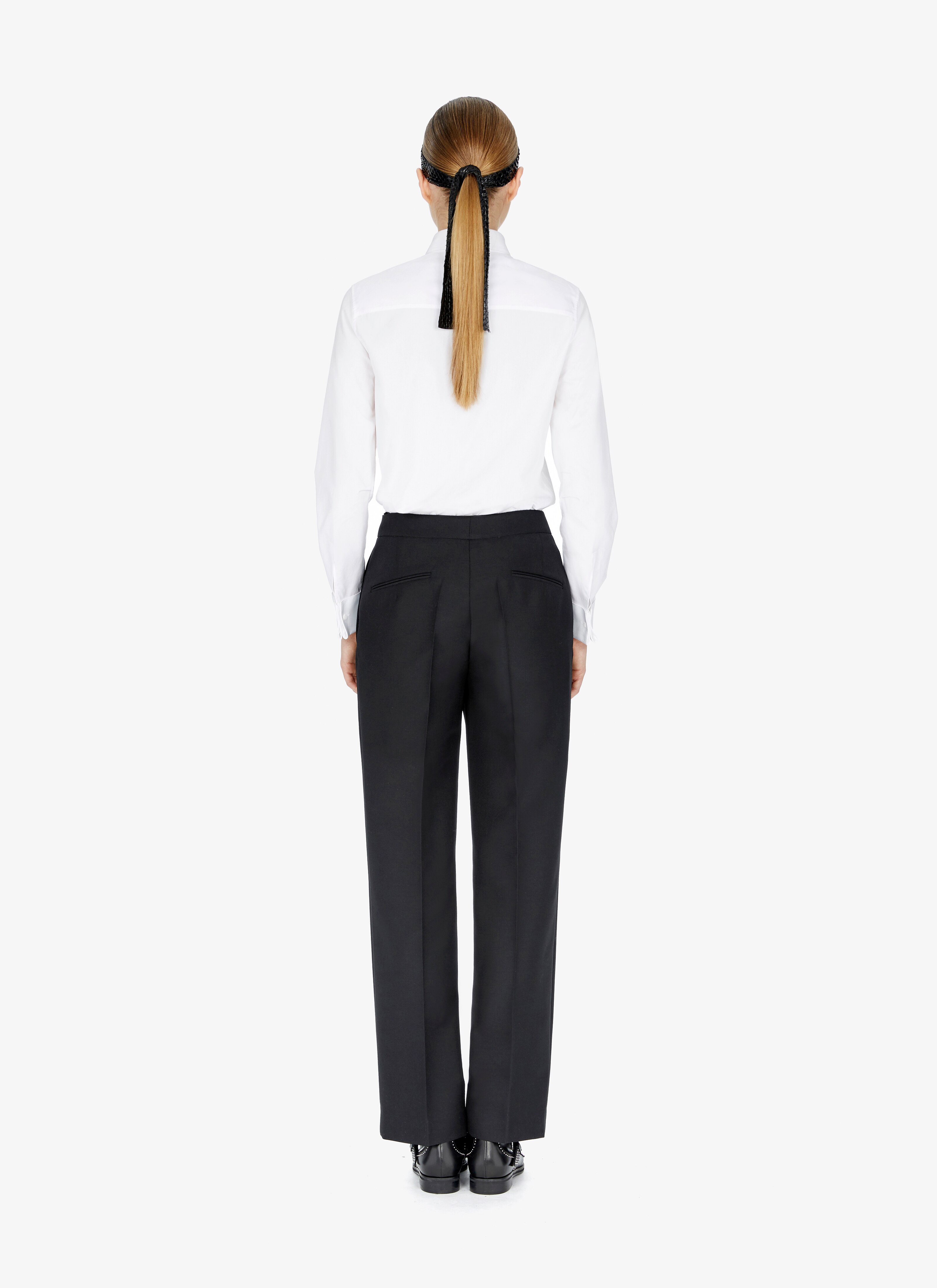 Wool-Blend Dress Pant Wool-Blend Dress Pant - maison-alaia.com