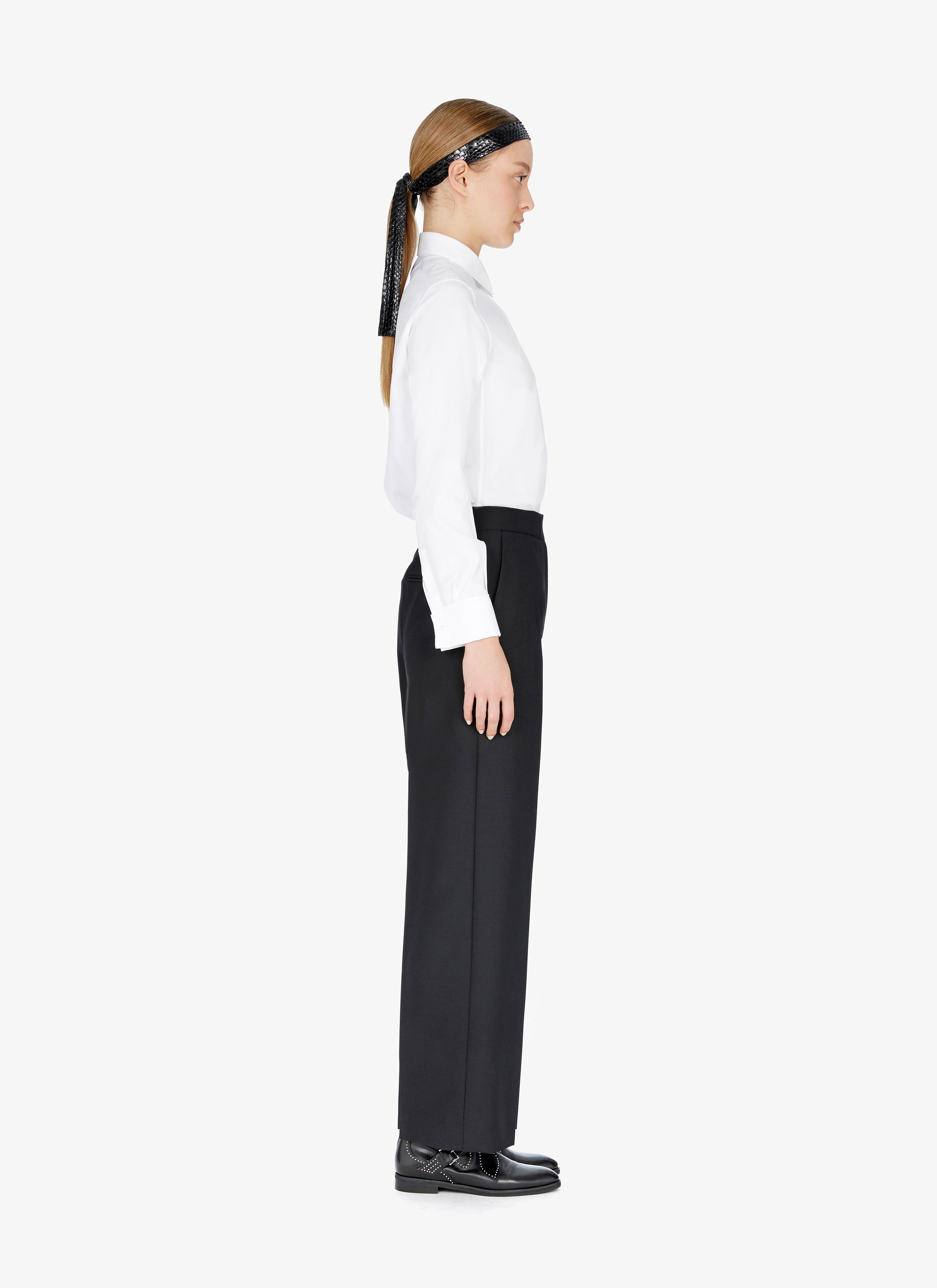 Wool-Blend Dress Pant Wool-Blend Dress Pant - maison-alaia.com