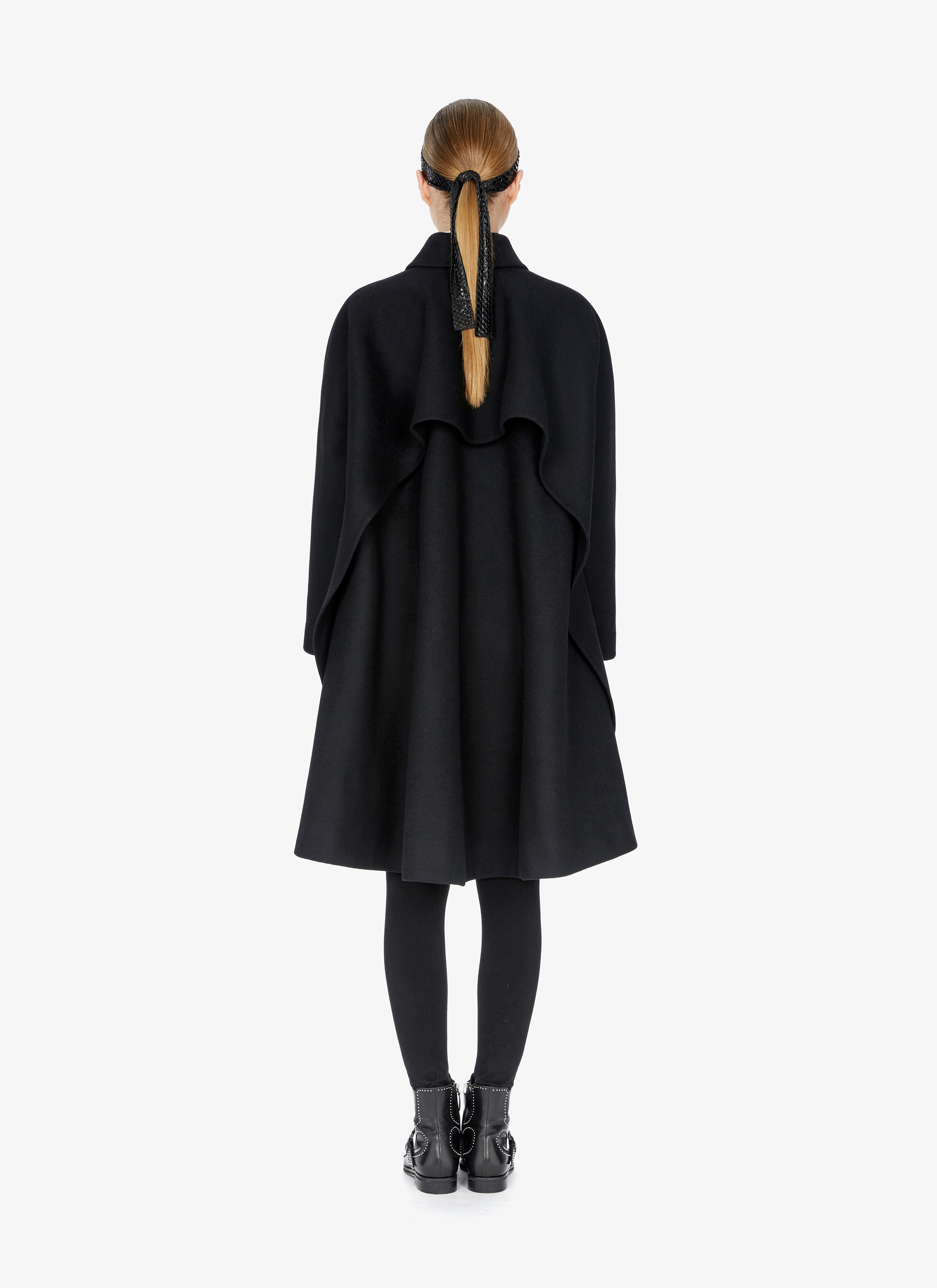 Draped Wool Coat Draped Wool Coat - maison-alaia.com