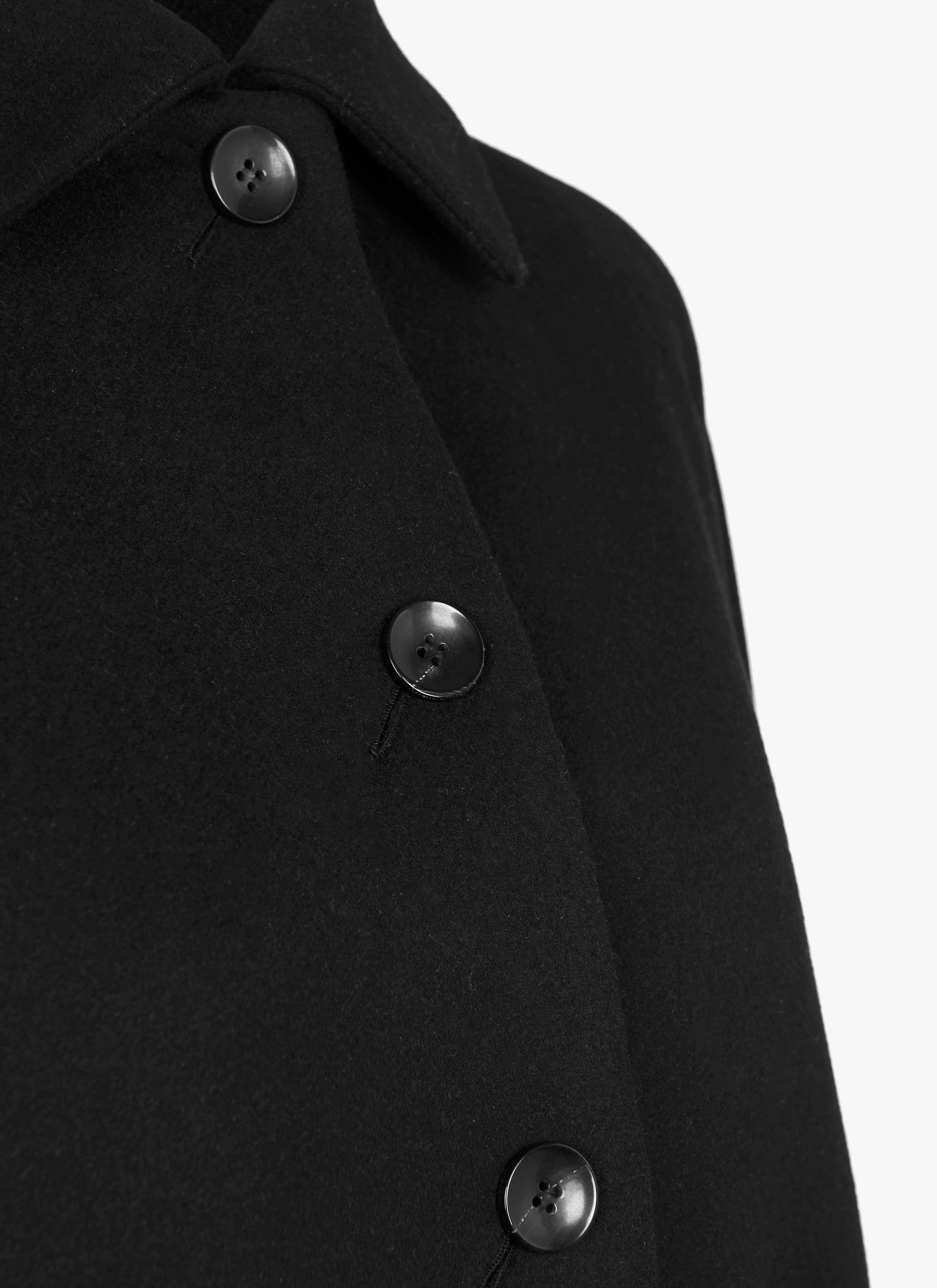 Draped Wool Coat Draped Wool Coat - maison-alaia.com