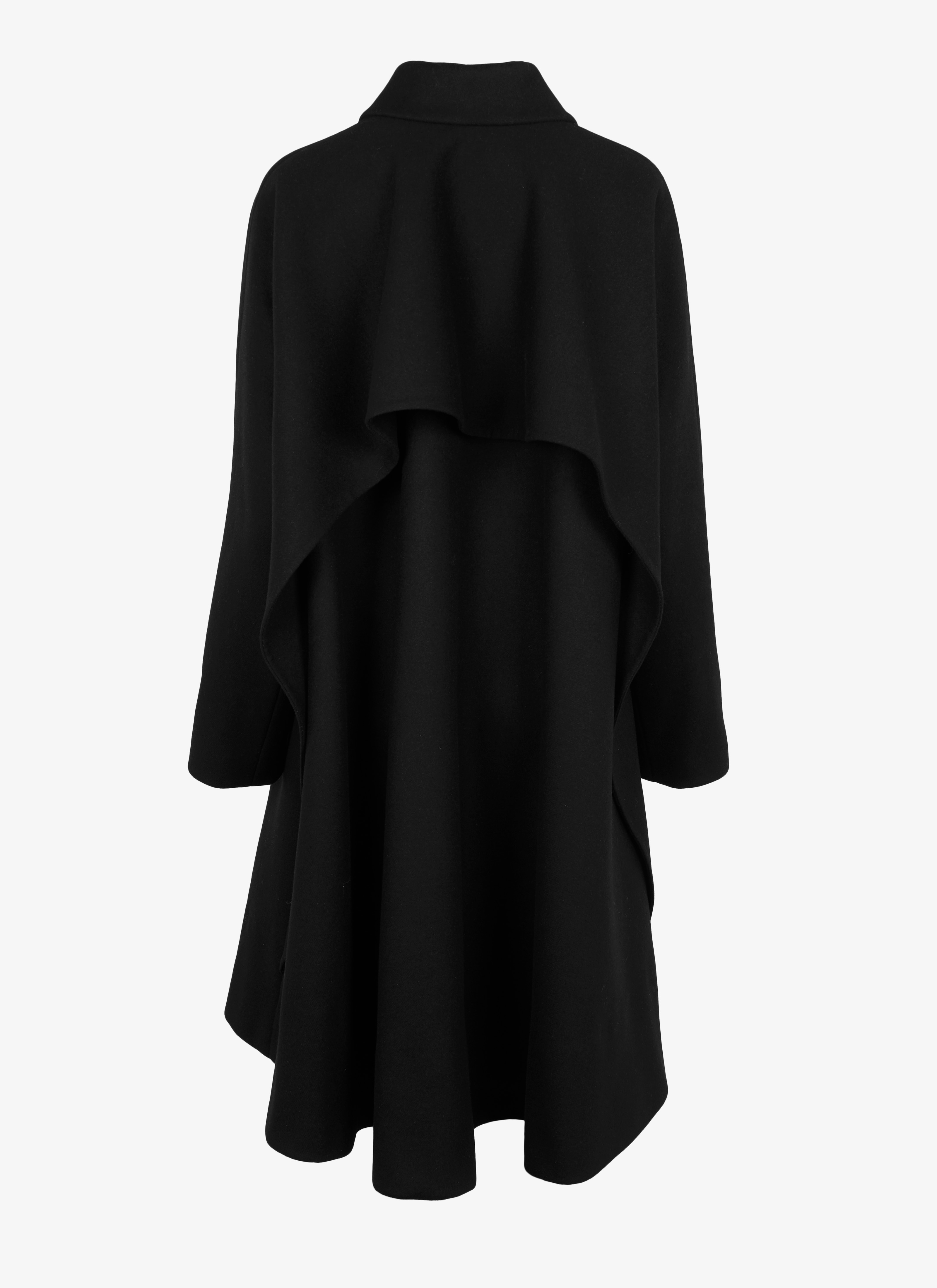 Draped Wool Coat Draped Wool Coat - maison-alaia.com