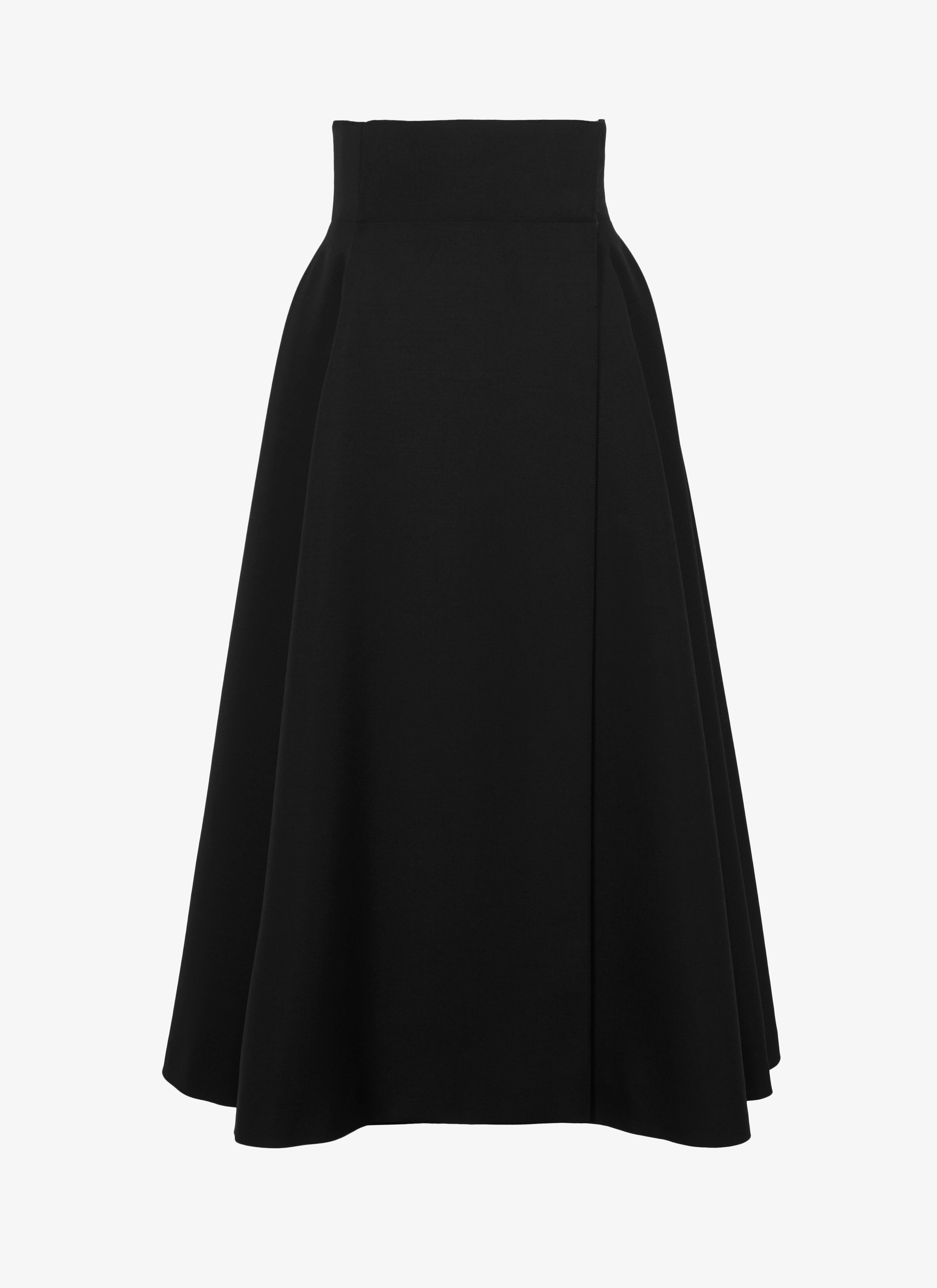 ALAÏA BLACK SKIRT LAINAGE TONIC BLACK
