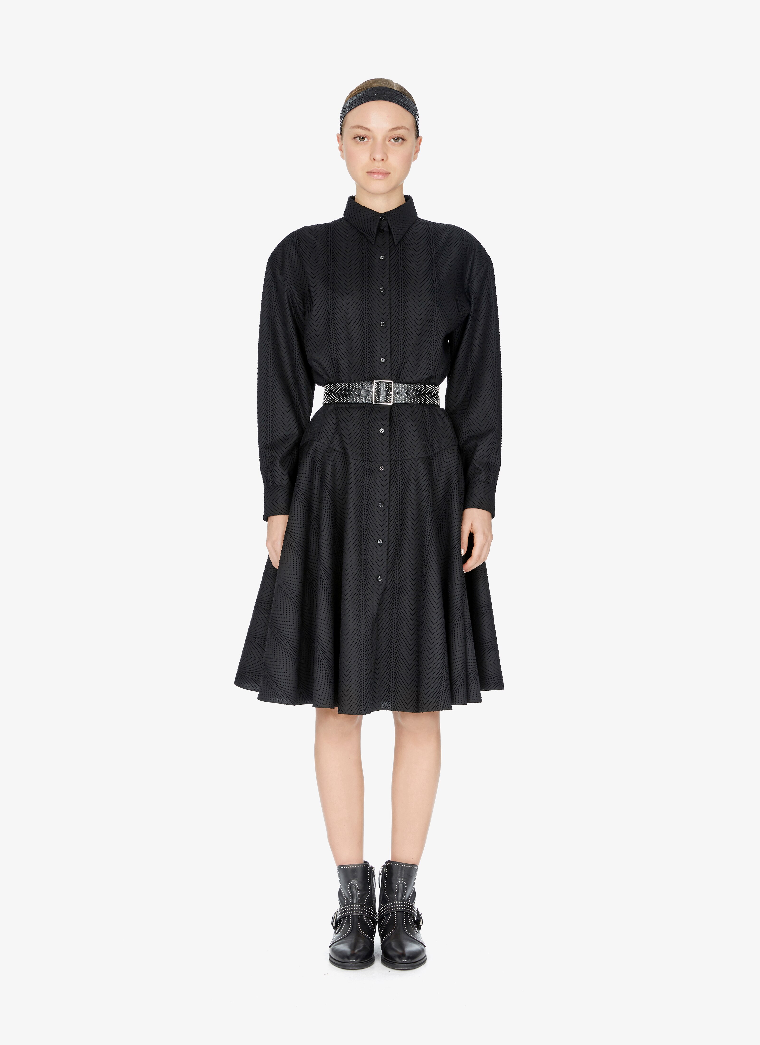 Wool Shirt Dress Wool Shirt Dress - maison-alaia.com