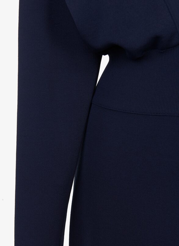 Alaïa Edition 1988 Abito A Tubino A Maniche Lunghe  ALAÏA ALAÏA EDITION 1988 ABITO A TUBINO A MANICHE LUNGHE  BLU NOTTE