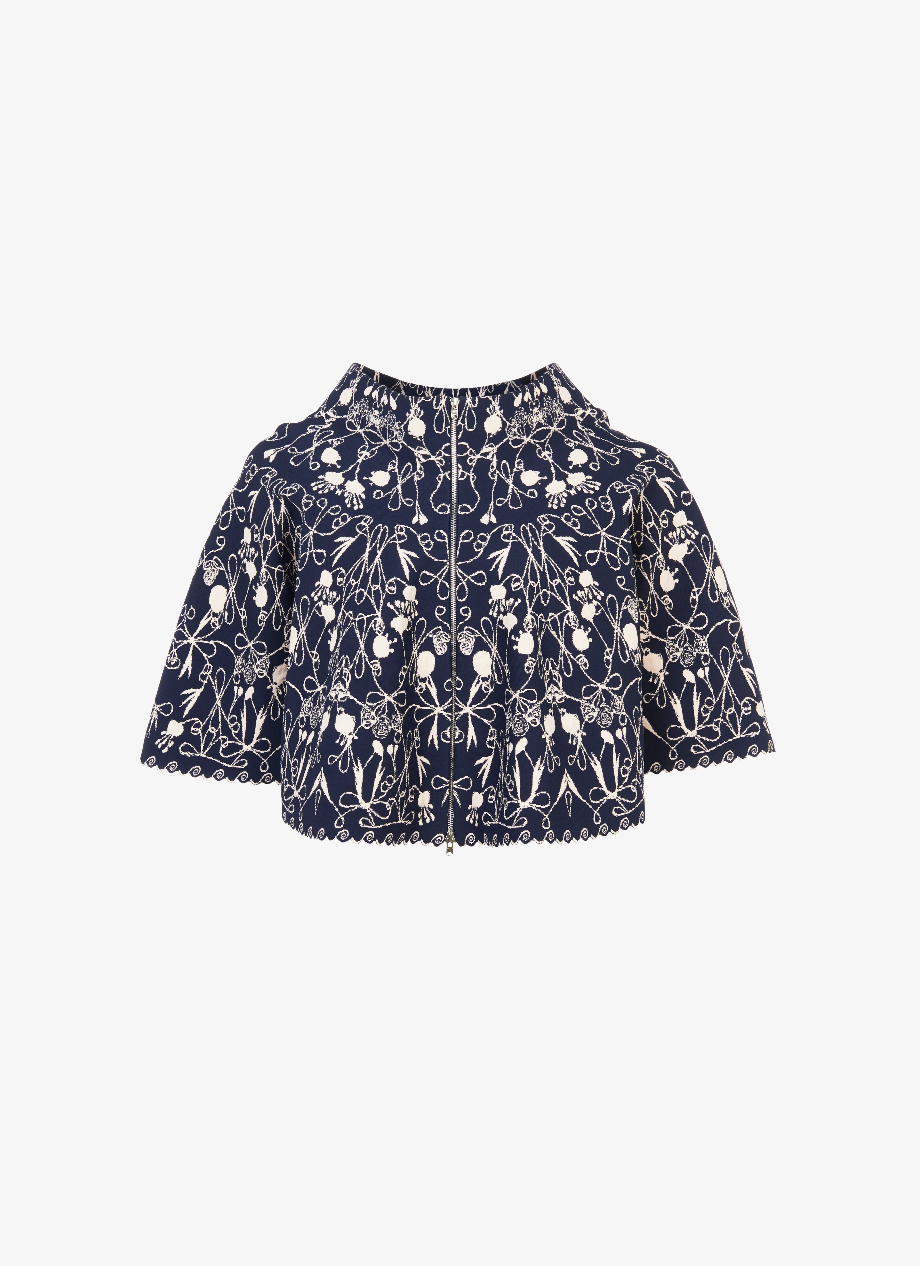 ALAÏA BLUE/BEIGE JACKETS