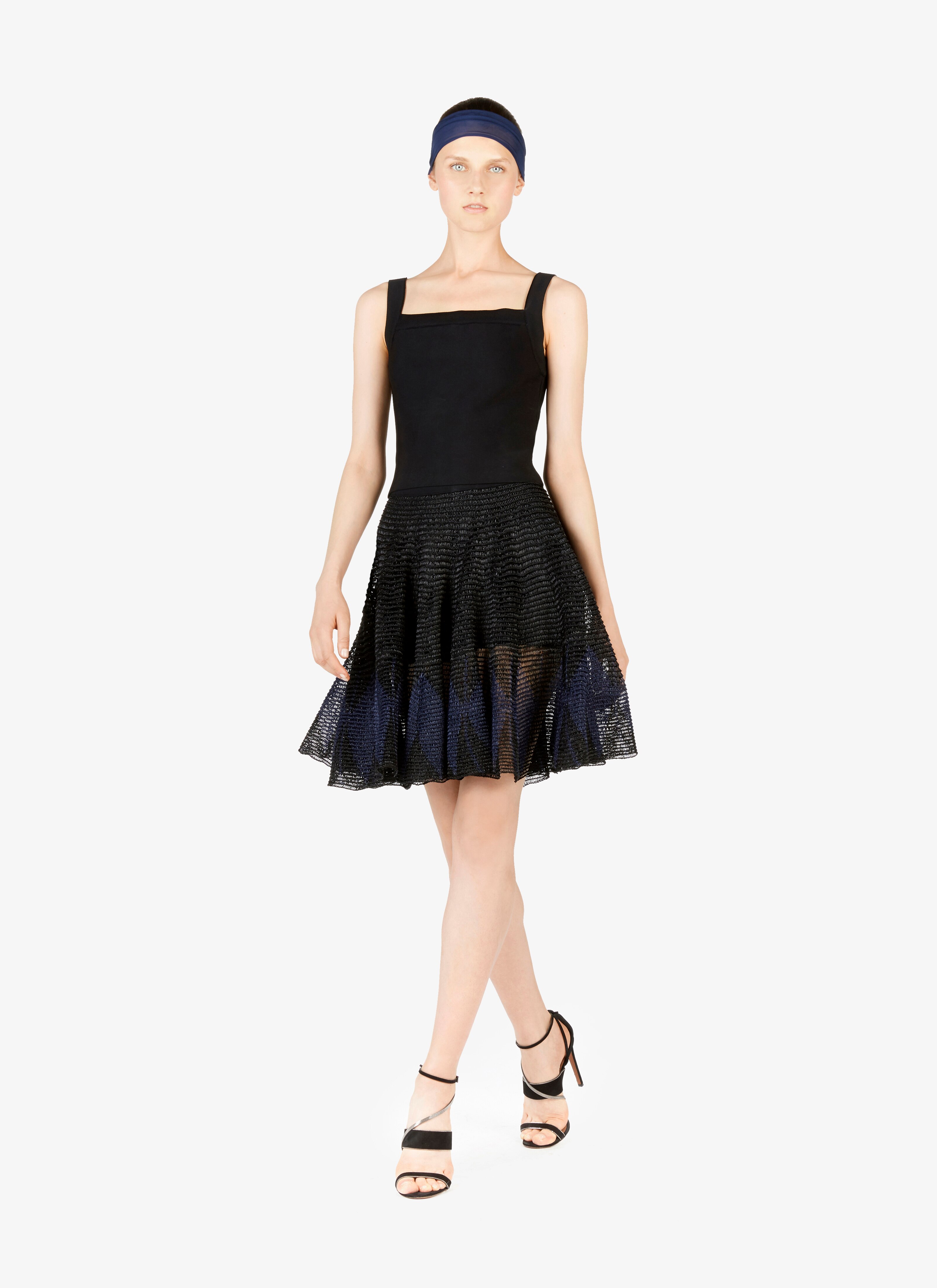 Sleeveless Square-Neck Top Sleeveless Square-Neck Top - maison-alaia.com