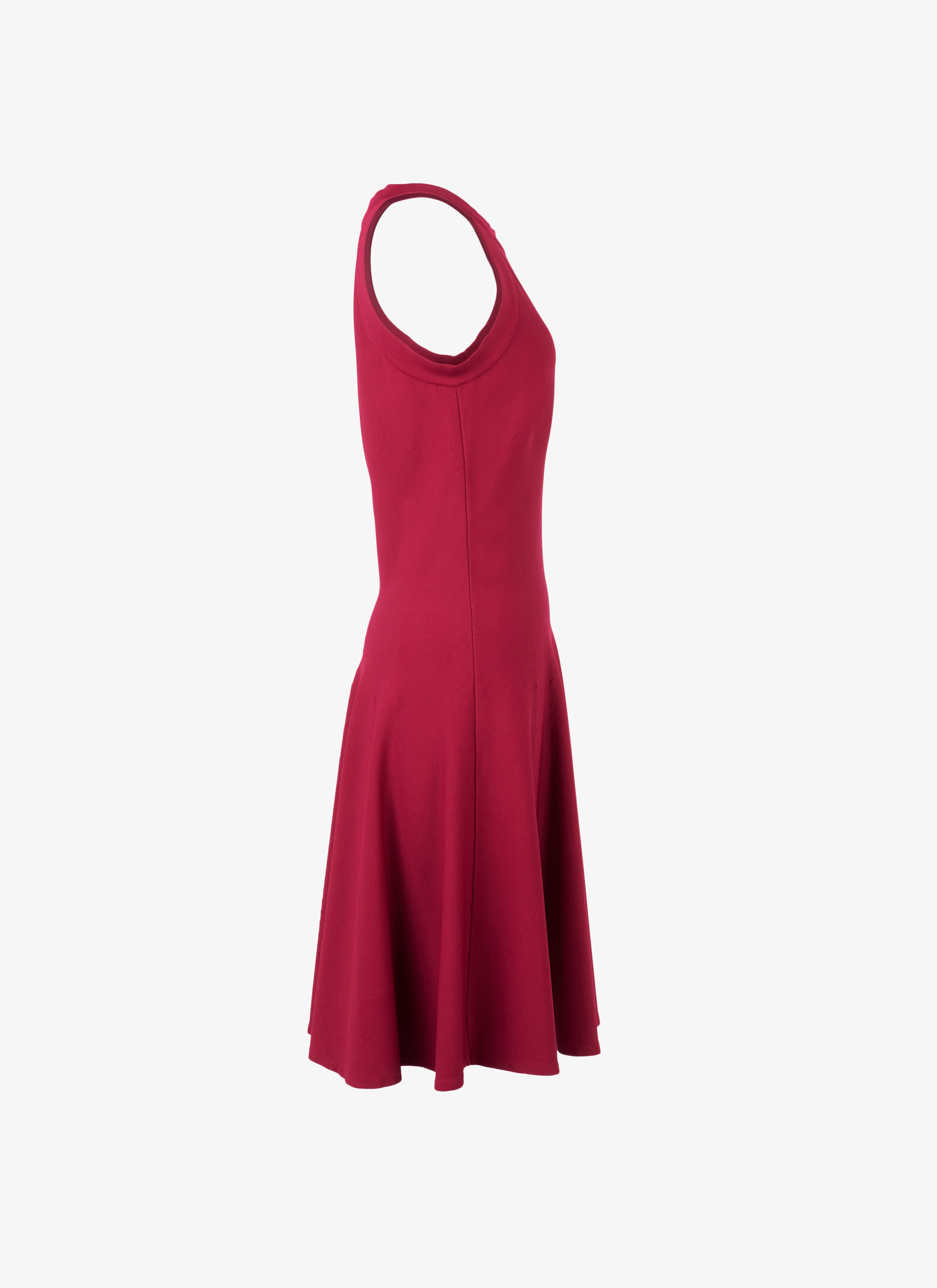 Embossed Sleeveless Dress Embossed Sleeveless Dress - maison-alaia.com