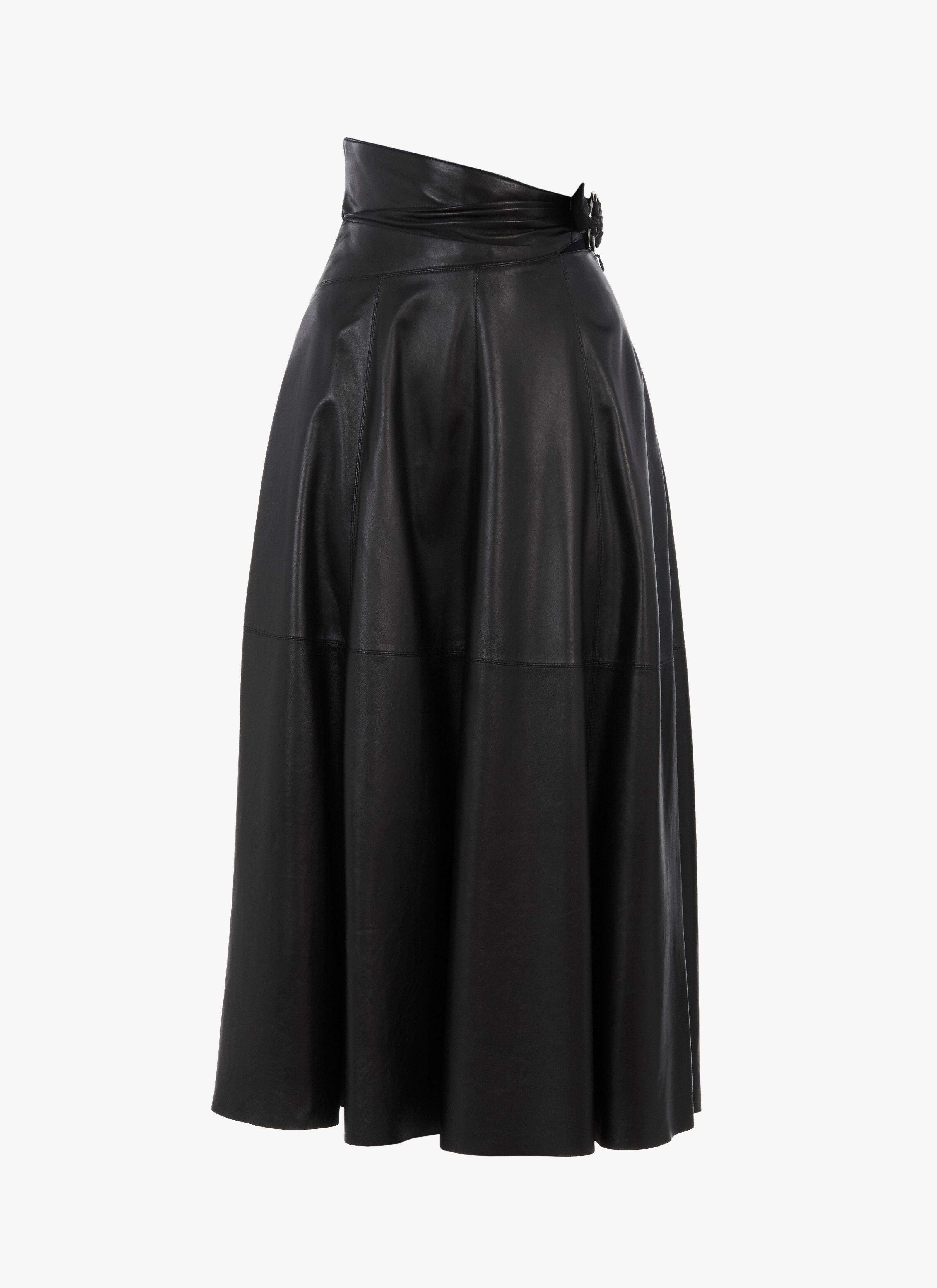 Paneled Lambskin Skirt Paneled Lambskin Skirt - maison-alaia.com